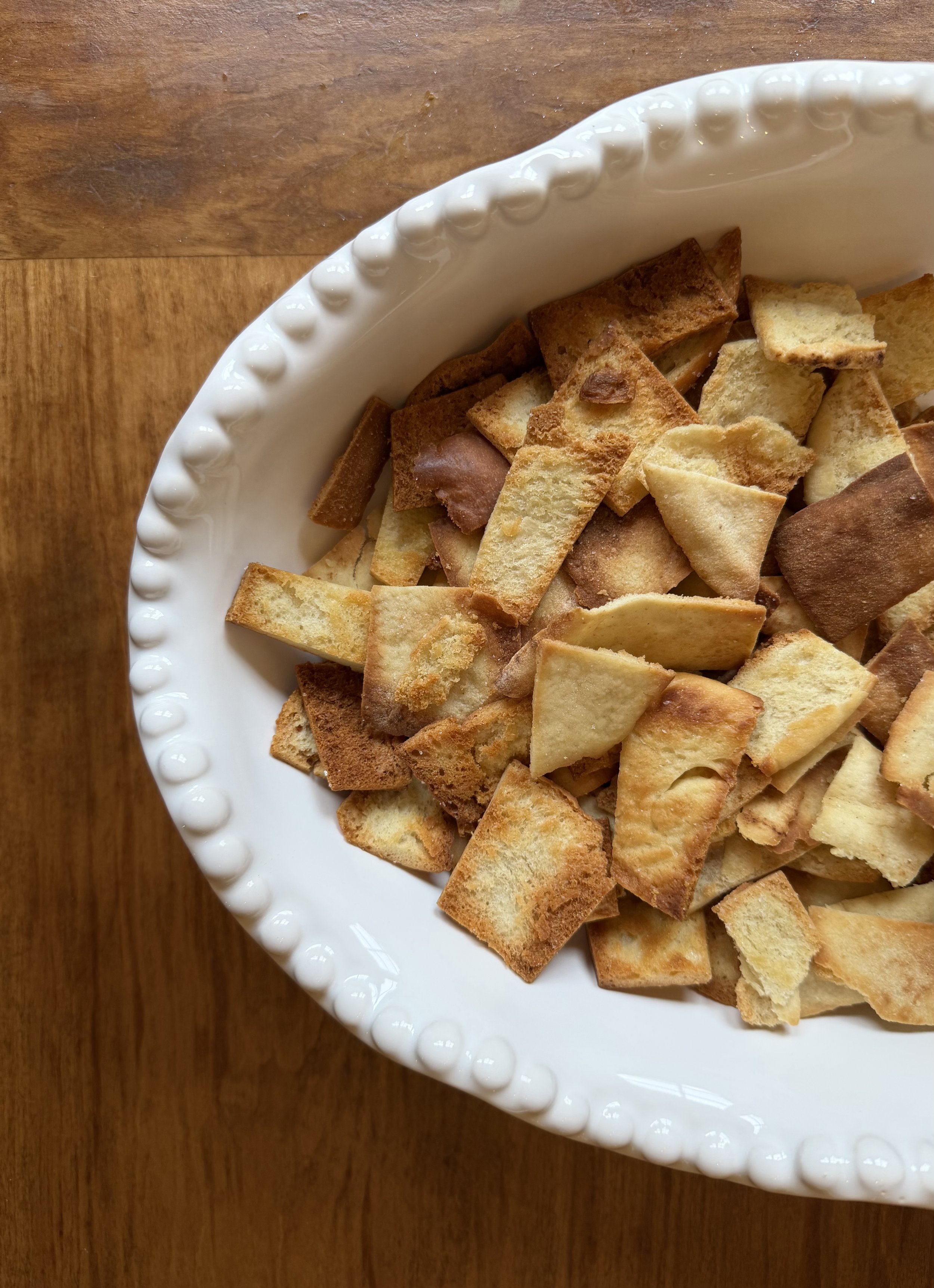 Addicting Pita Chips (Andrew’s Version)
