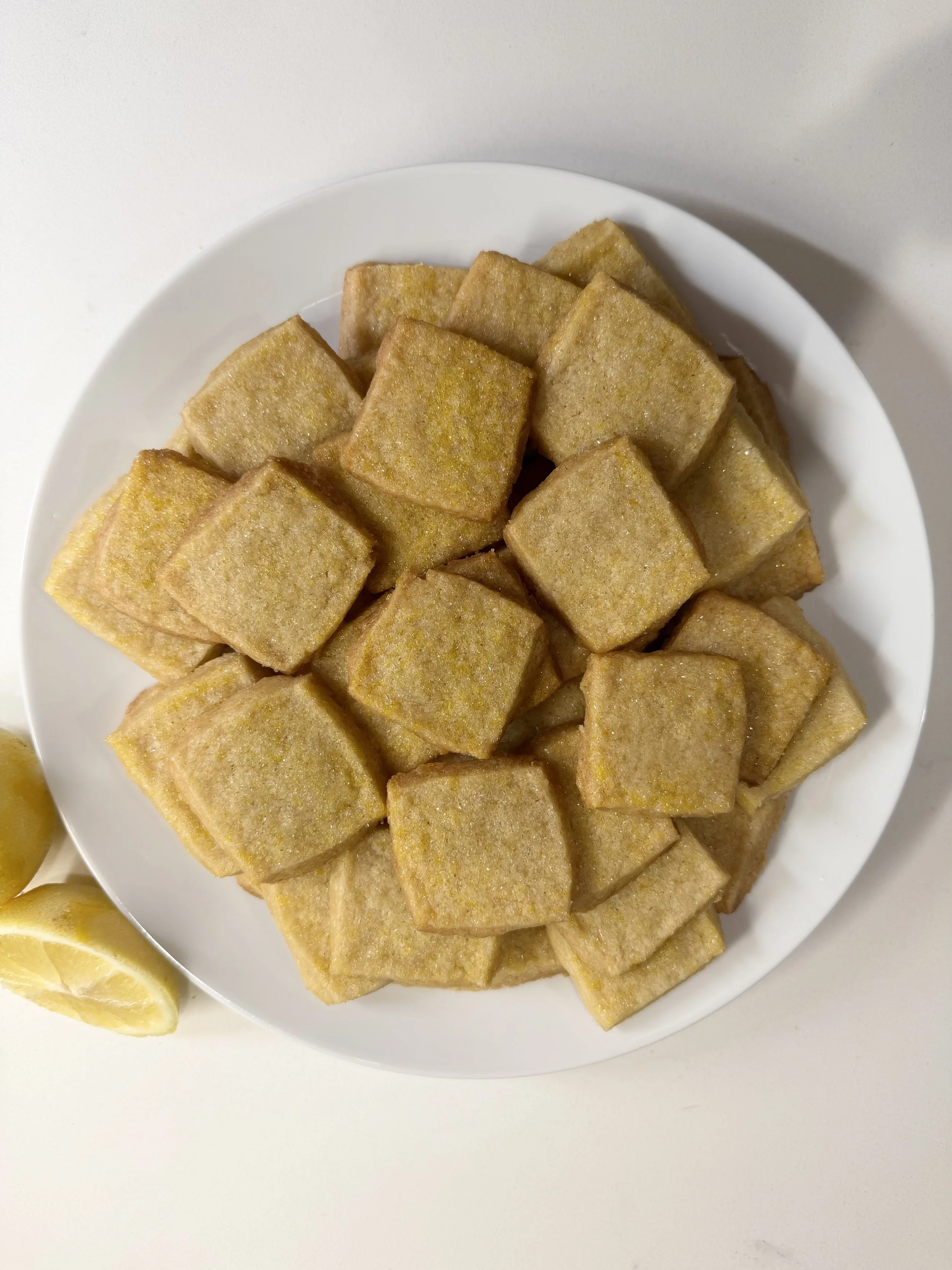 Zesty Lemon Shortbread Cookies That Melt In Your Mouth