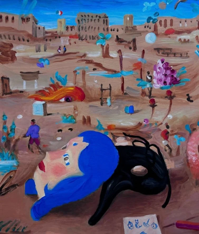 shape of things, acrilico su tela, 70x60, 2018.jfif