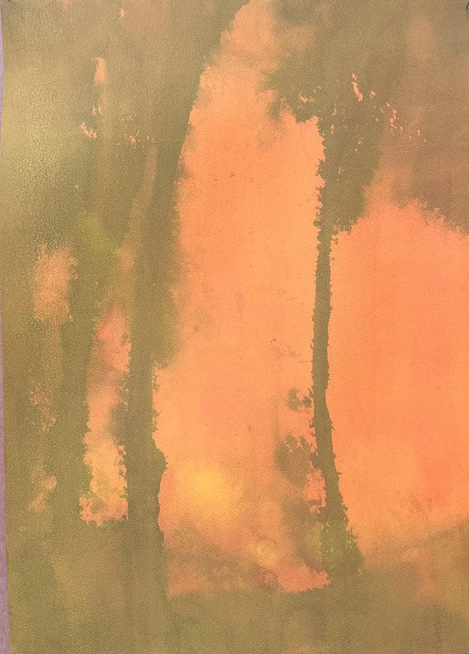 ardere (2) inchiostro e acrilico su carta. 30x50, 2025.jfif