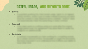 Rates, usage and buyouts slide preview