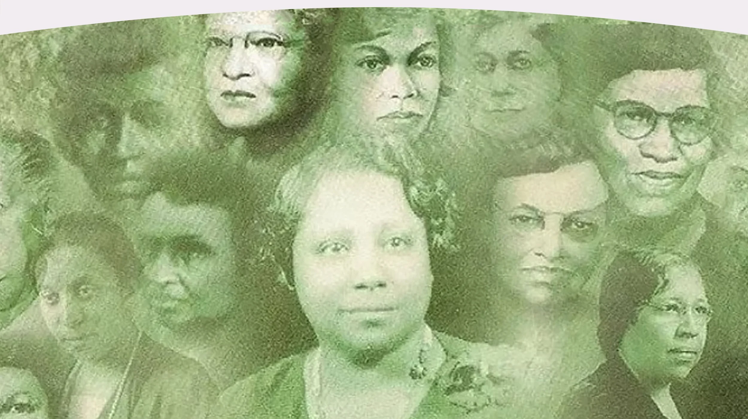 Close-up of a US dollar bill featuring multiple women's faces, including Ruth Bader Ginsburg, Michelle Obama, and others.