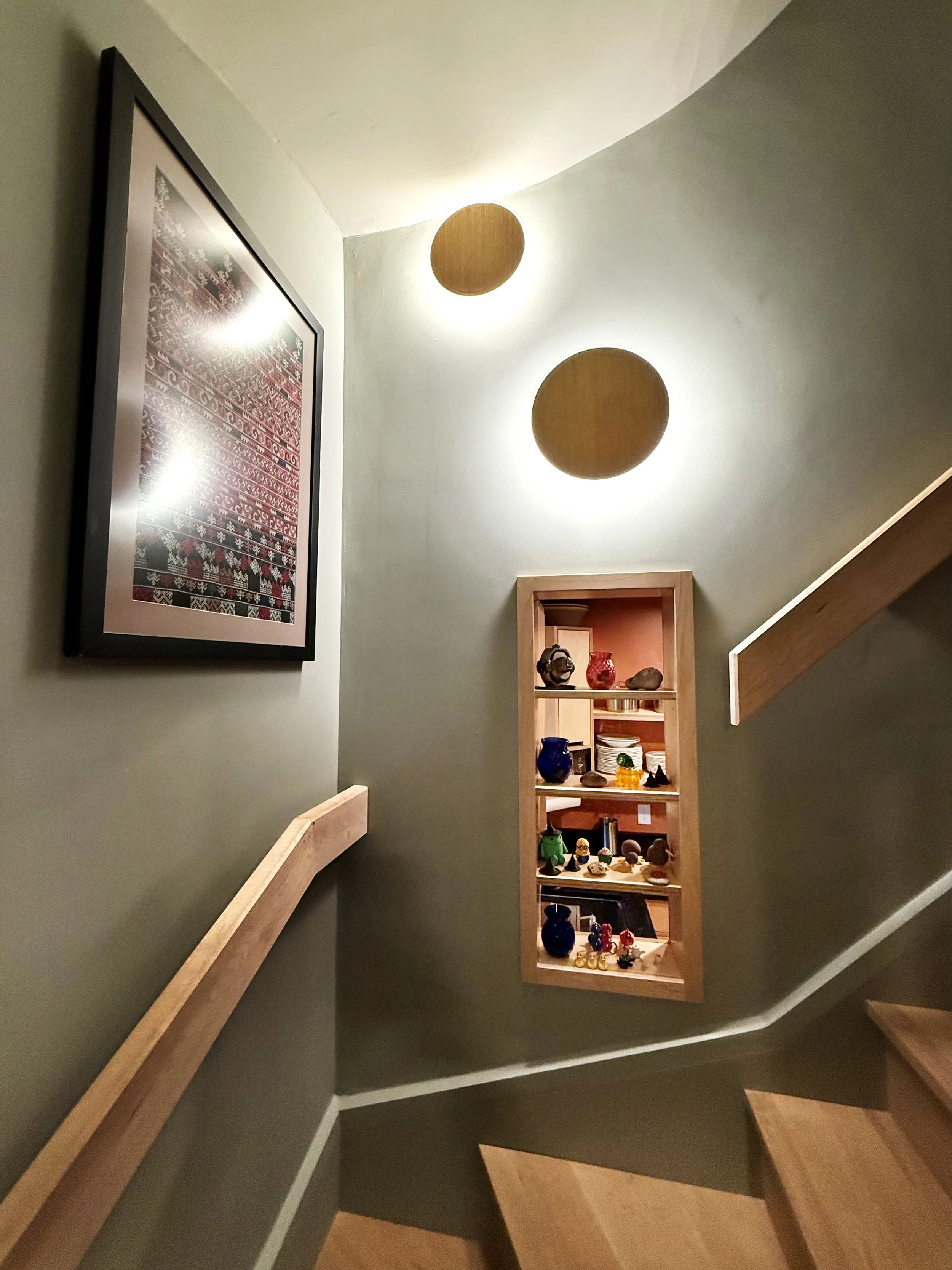 Custom interior decorative lighting installation in Scituate, MA home