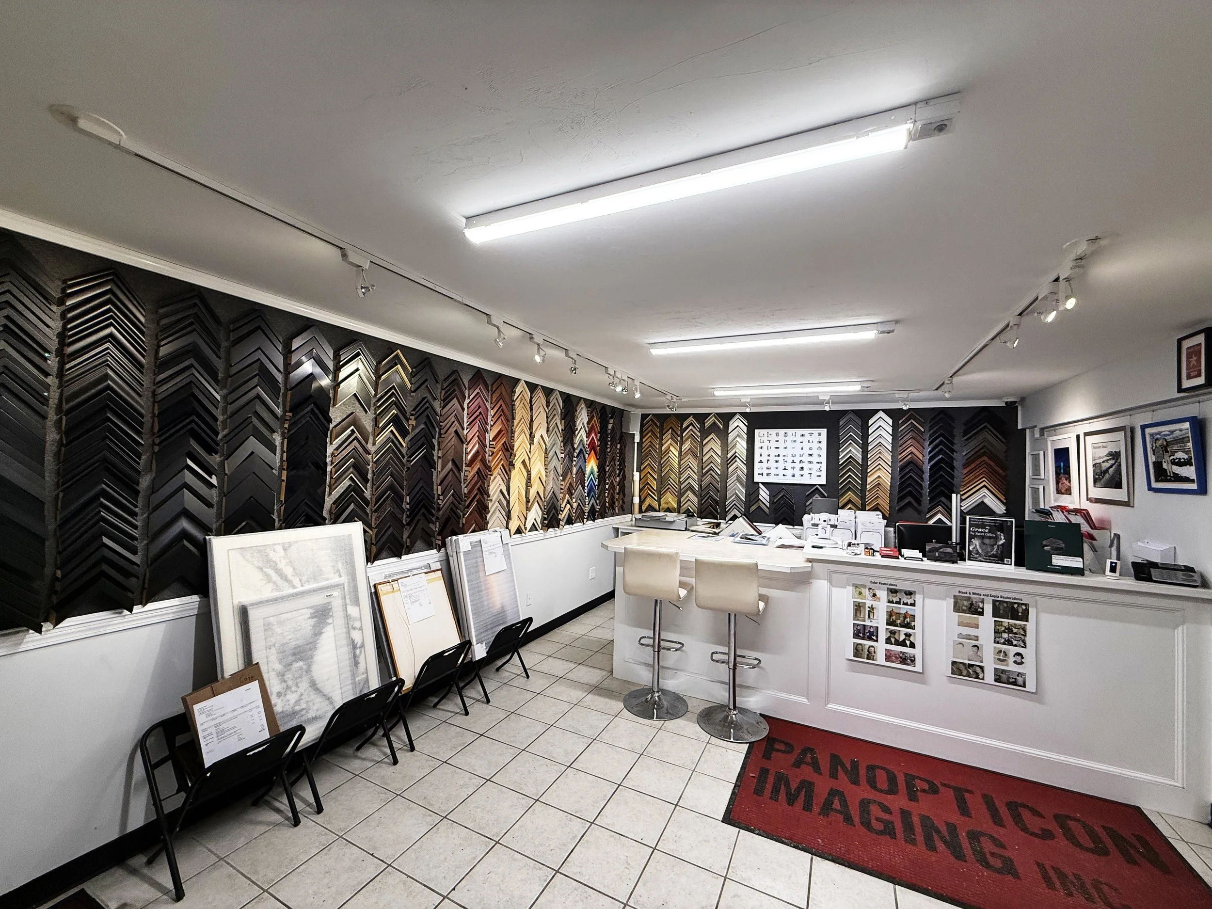 Commercial electrical installation and lighting upgrade in Rockland, MA business.