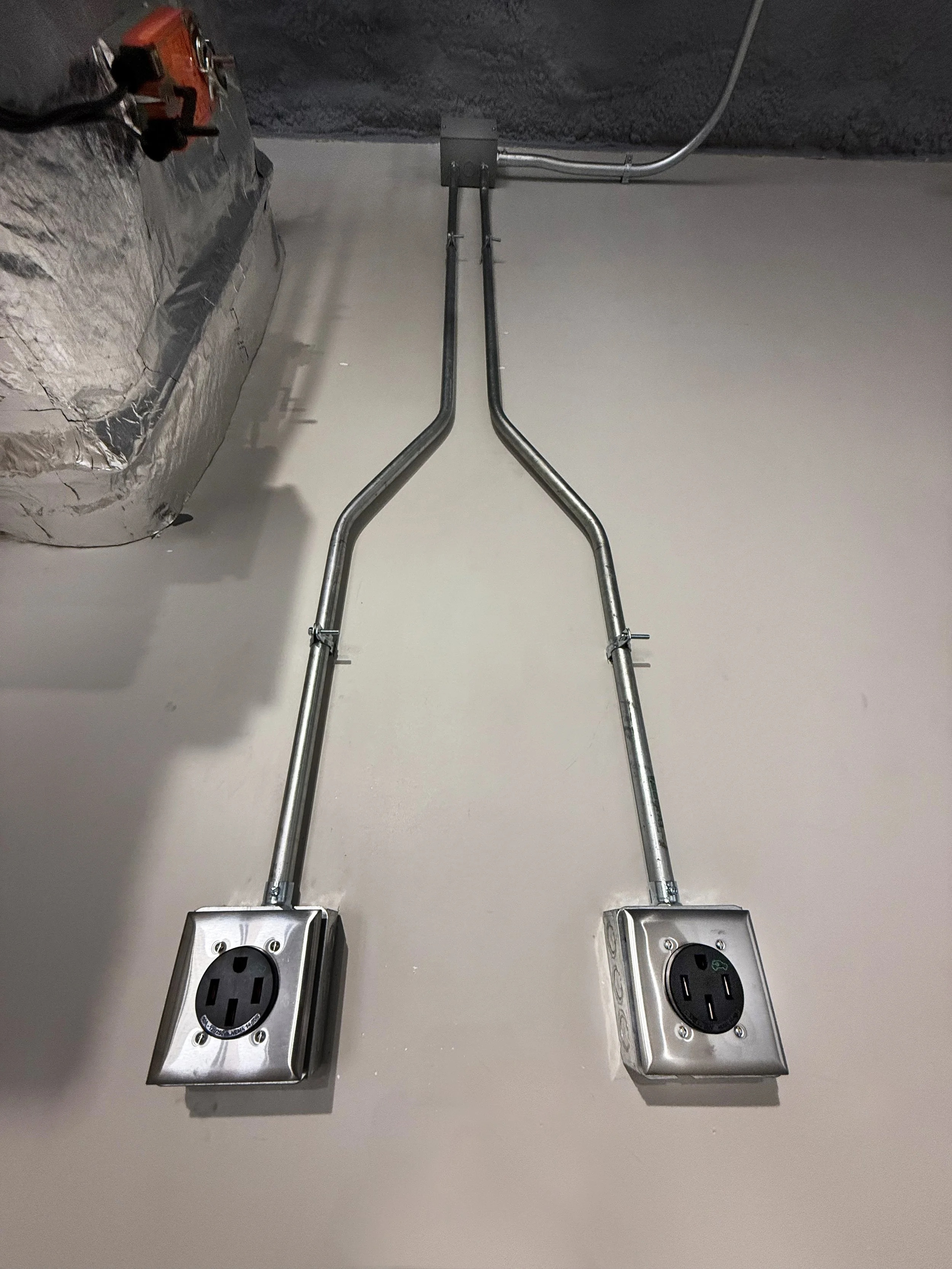 EV charger installation at a South Shore MA home by Joseph Ritchie Electrical