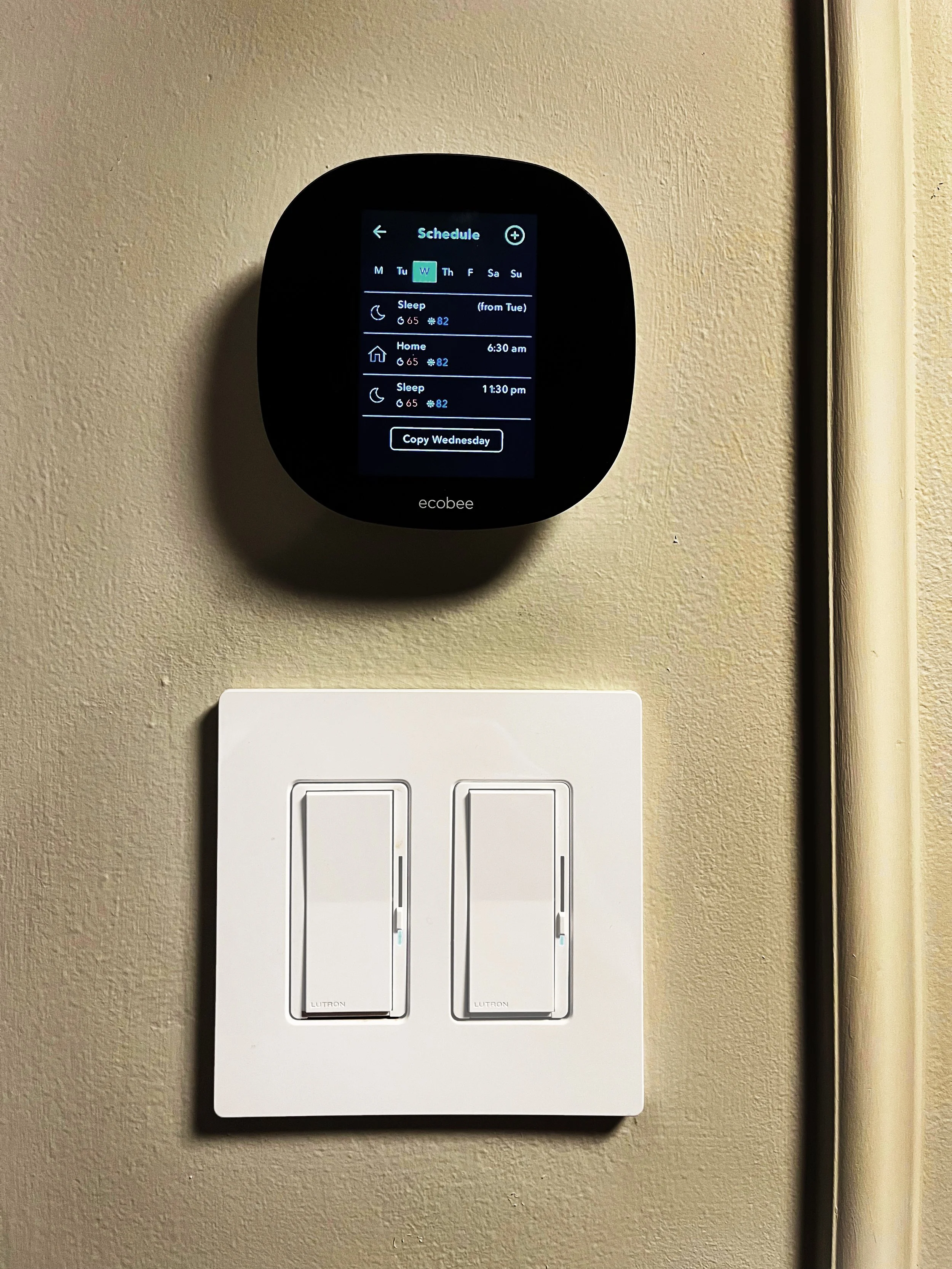 Home automation smart lighting system and smart thermostat installation in Hingham, MA