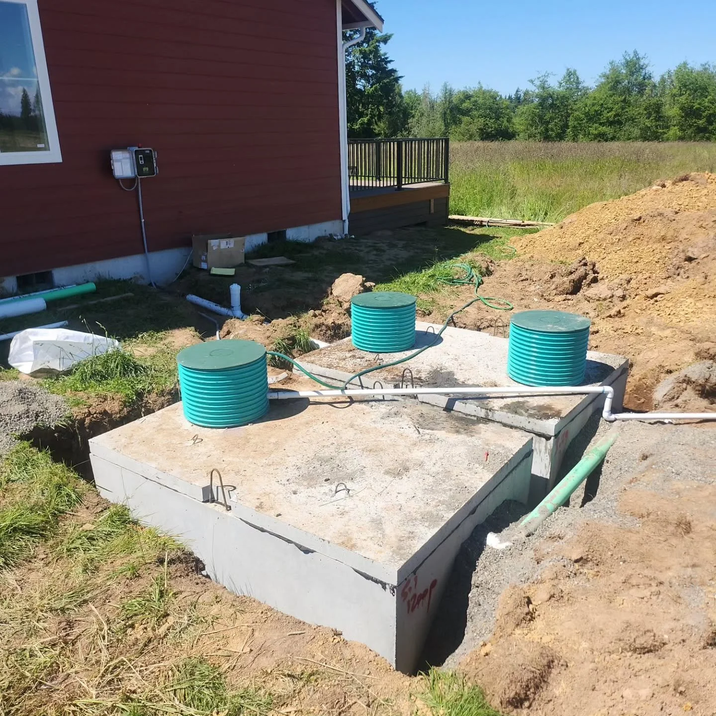 Here is a septic system we installed in onalaska, WA.