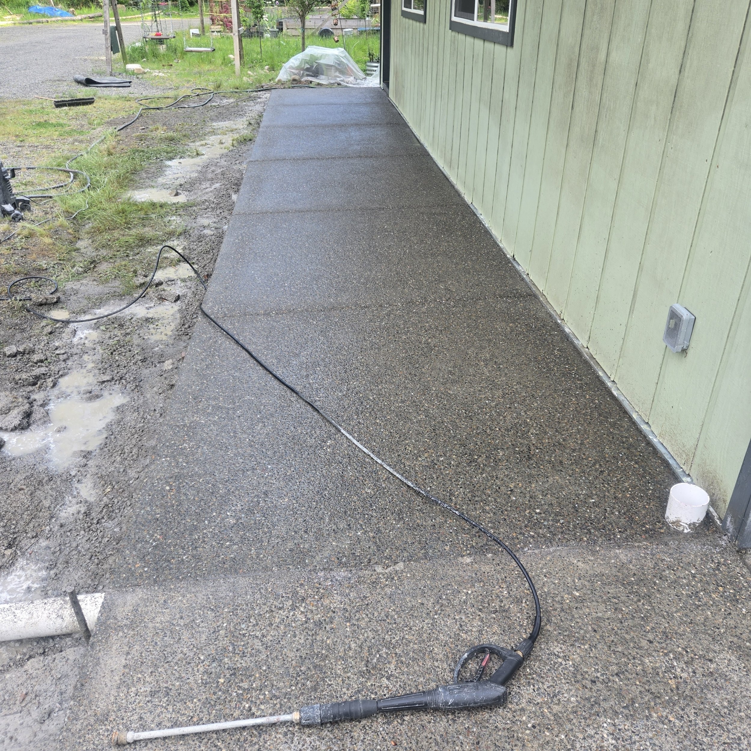 • Finished driveway or patio: concrete driveway flatwork Chehalis WA