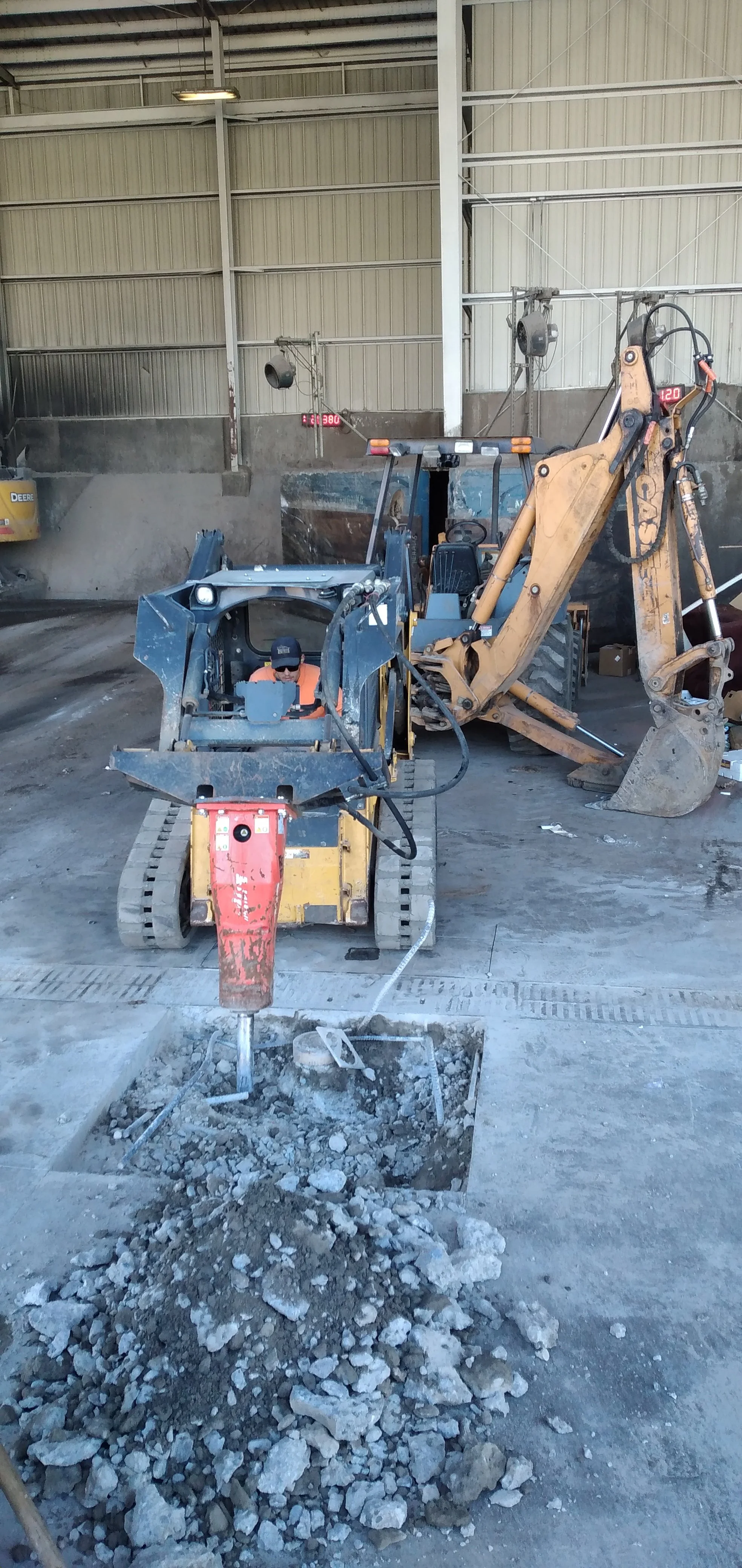 Transfer station improvements, demolition