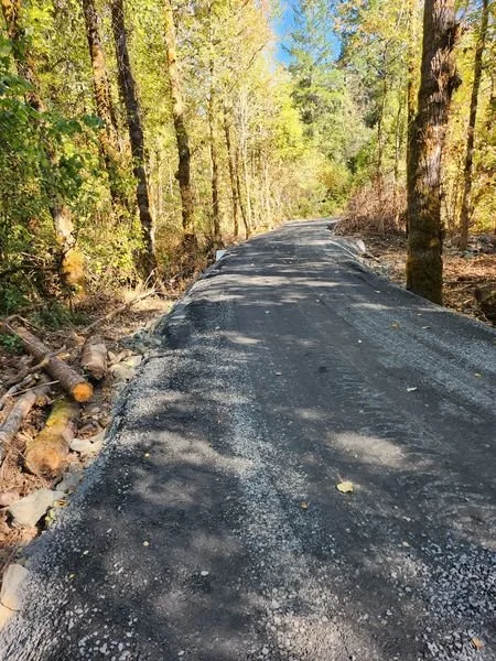 1000 foot long private driveway and 4 foot oval culvert installed in Toledo, WA