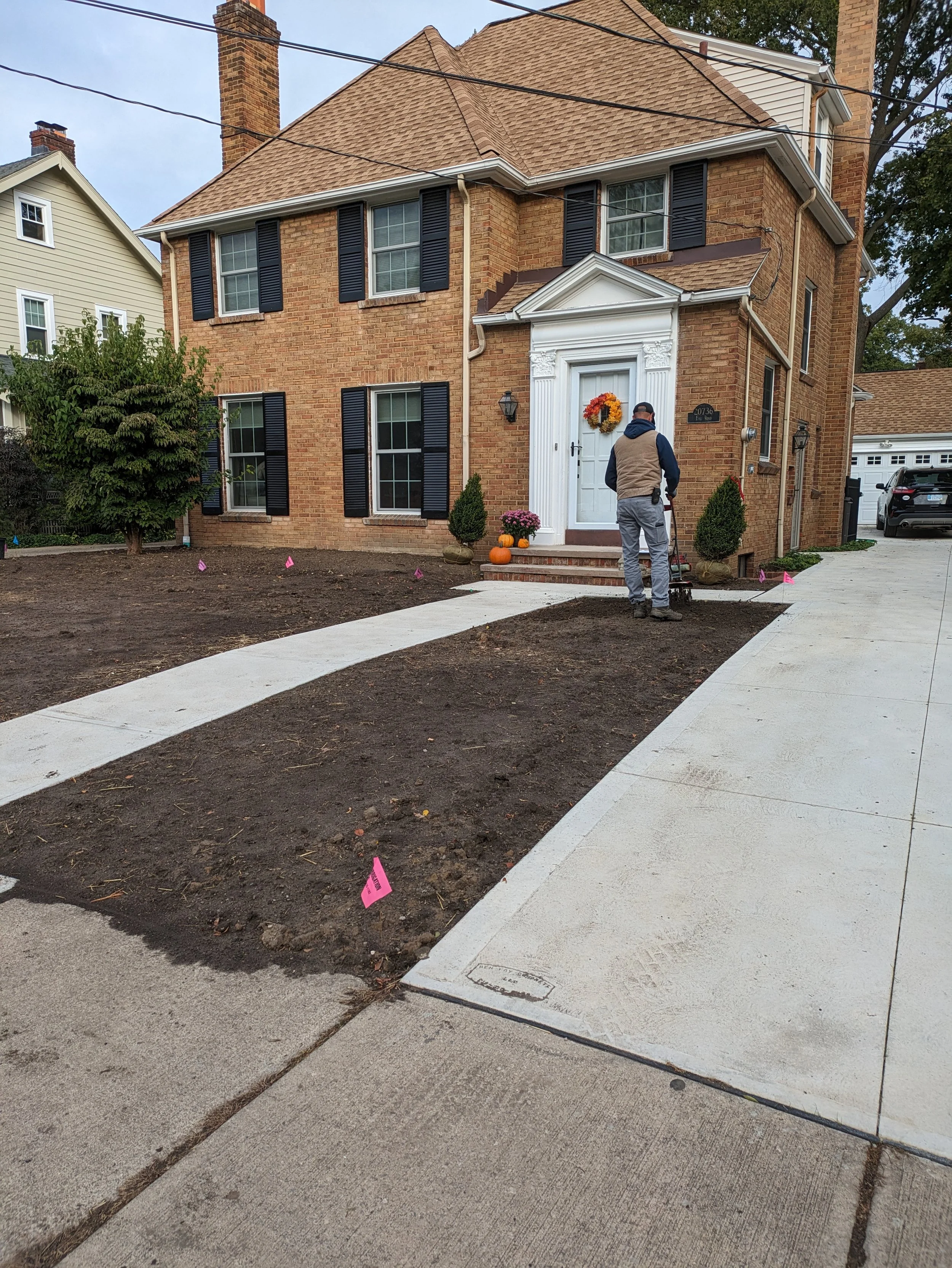Landscape and lawn renovation 