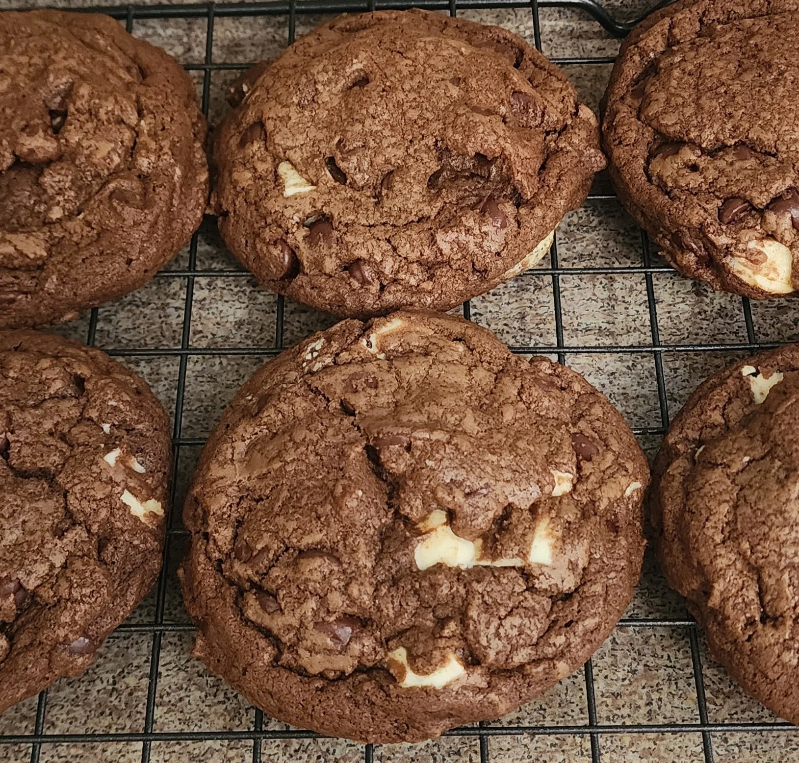 Double Chocolate-White Chocolate Chunk Cookie