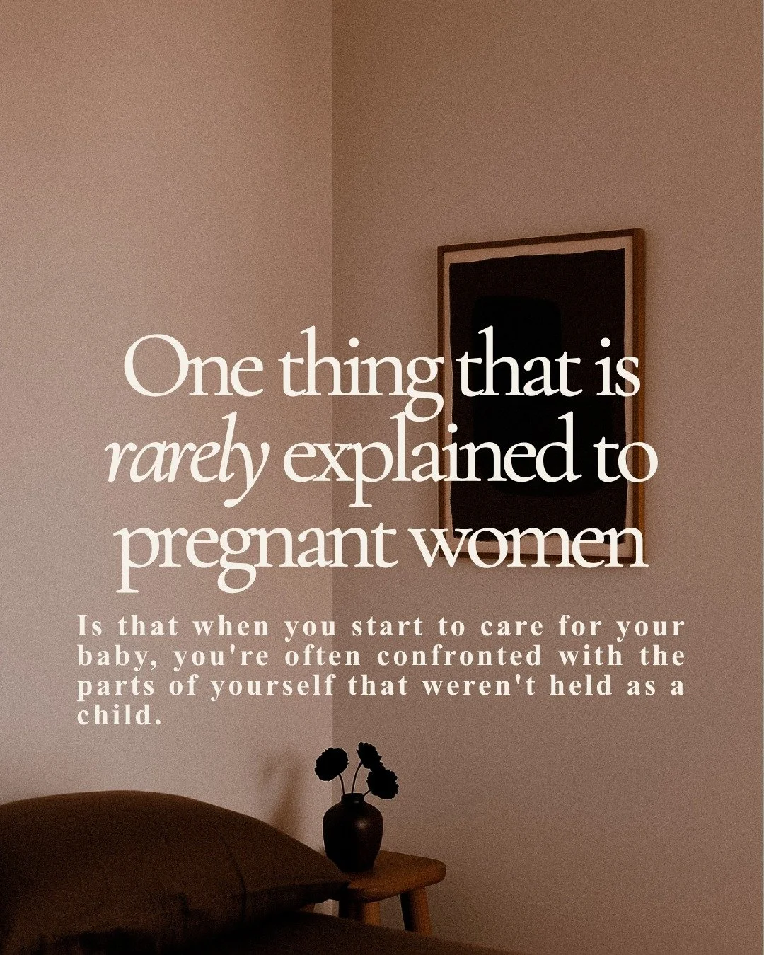 In 1975, a psychoanalyst named Selma Fraiberg published a paper called Ghosts in the Nursery. It described something they kept observing in their clinical work with mothers and babies, that the unresolved experiences of a parent's own childhood had a