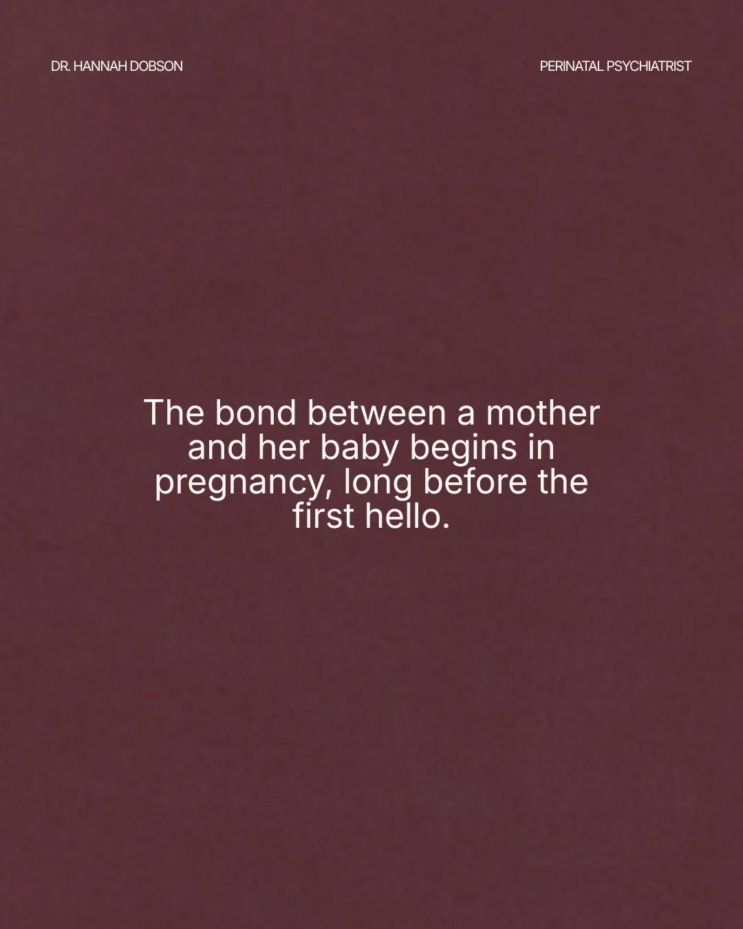 The bond between a mother and her baby begins in the small conversations she has with her bump, in the way she imagines them, worries for them, begins to make room for them, in her home, in her life, in herself.

This is called antenatal attachment: 