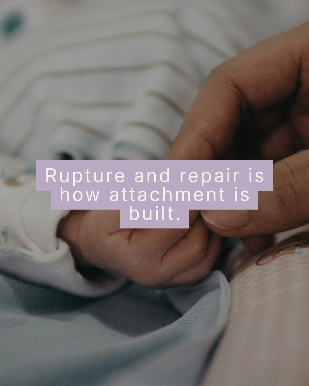 The good enough mother is a term coined by the psychiatrist and paediatrician Donald Winnicott, who spent his career watching mothers and babies.

Instead of being the 'perfectly attuned' mother, he found it was the willingness to come back after the
