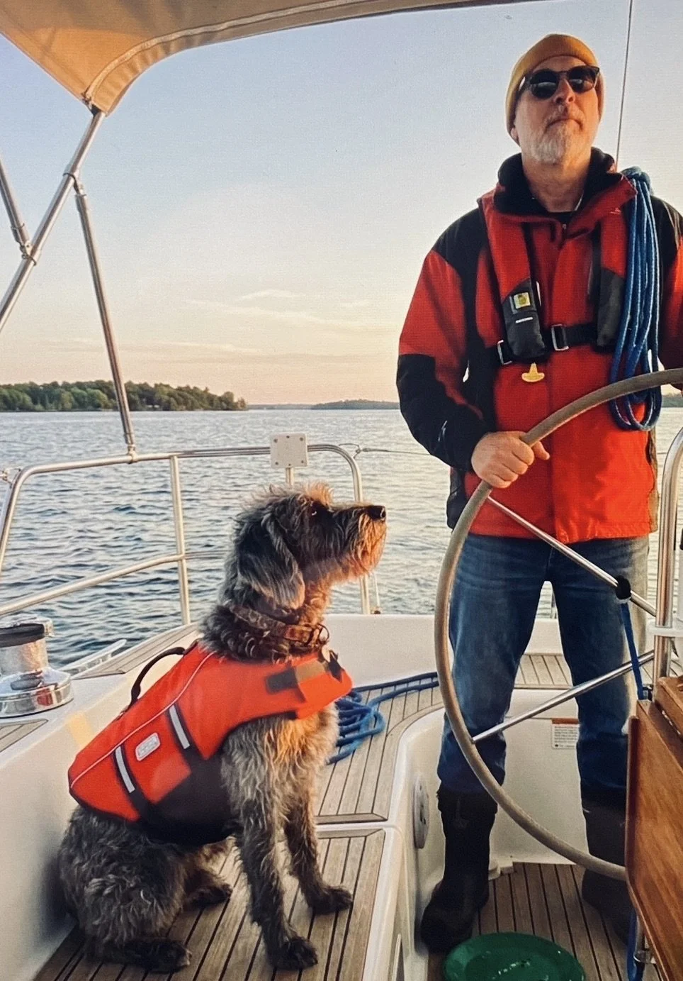 elder zeitgeist aka Mike and his doggy Lucy
