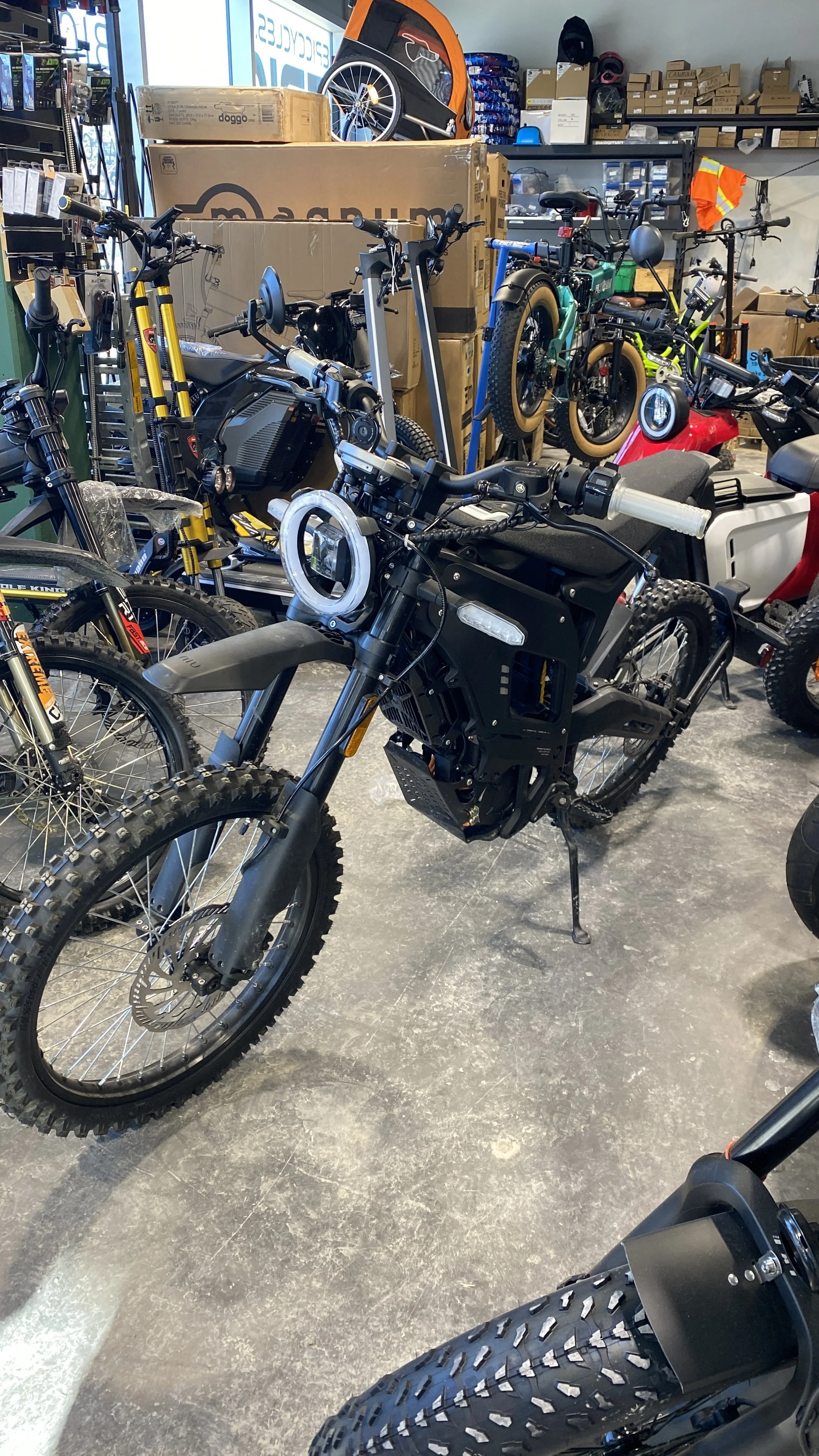 electric off-road dirt bike