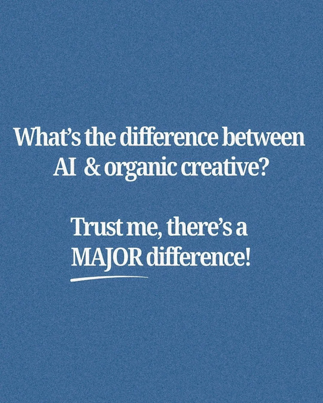 We've seen it so many times before. Brands that have no time for social media are relying on AI-generated content to boost their social media presence. If we're being honest, it looks cheap and ruins the brand's reputation. 

While using AI and AI-ge
