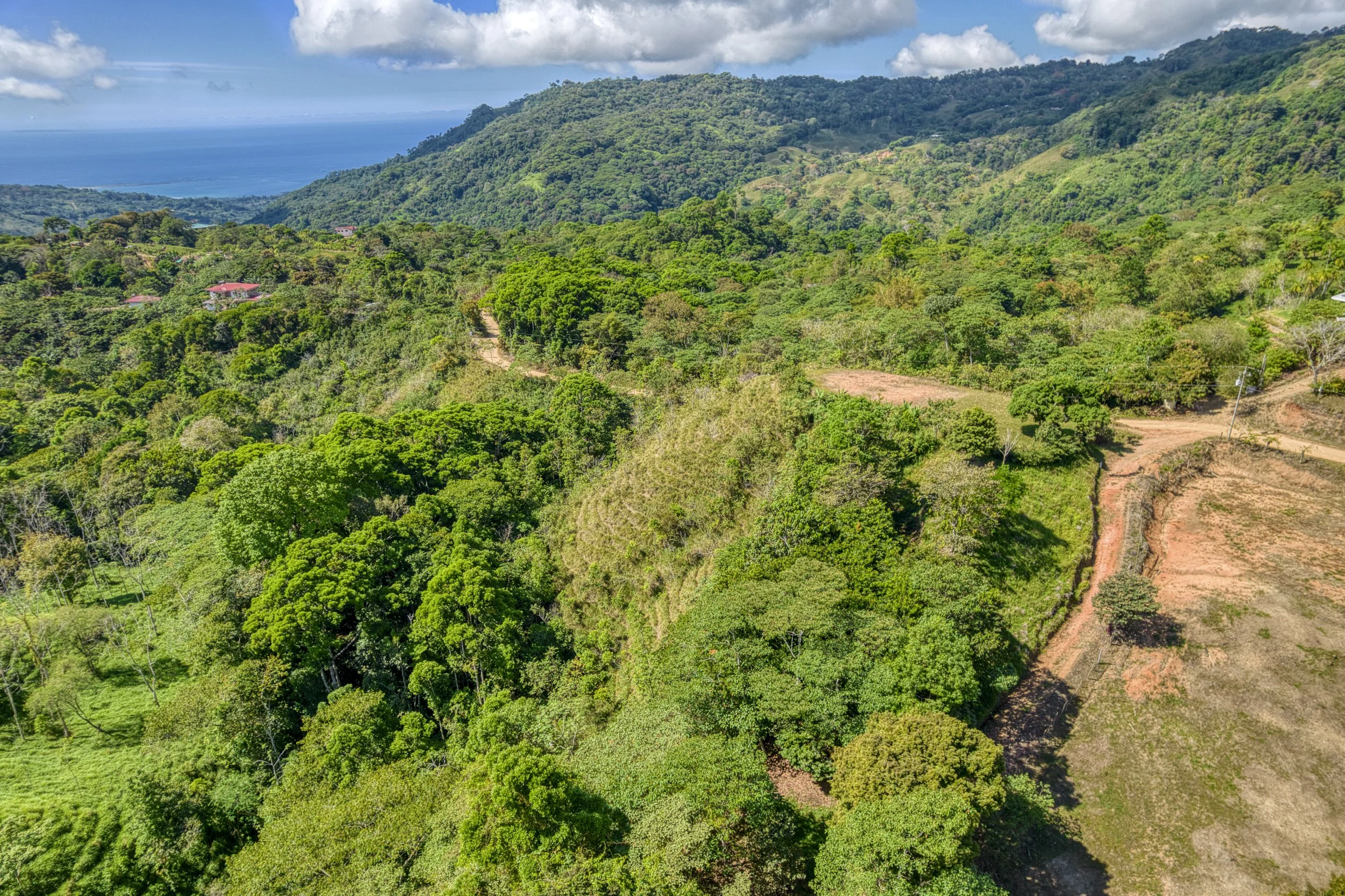 Ocean view visible from select areas of the property near Uvita