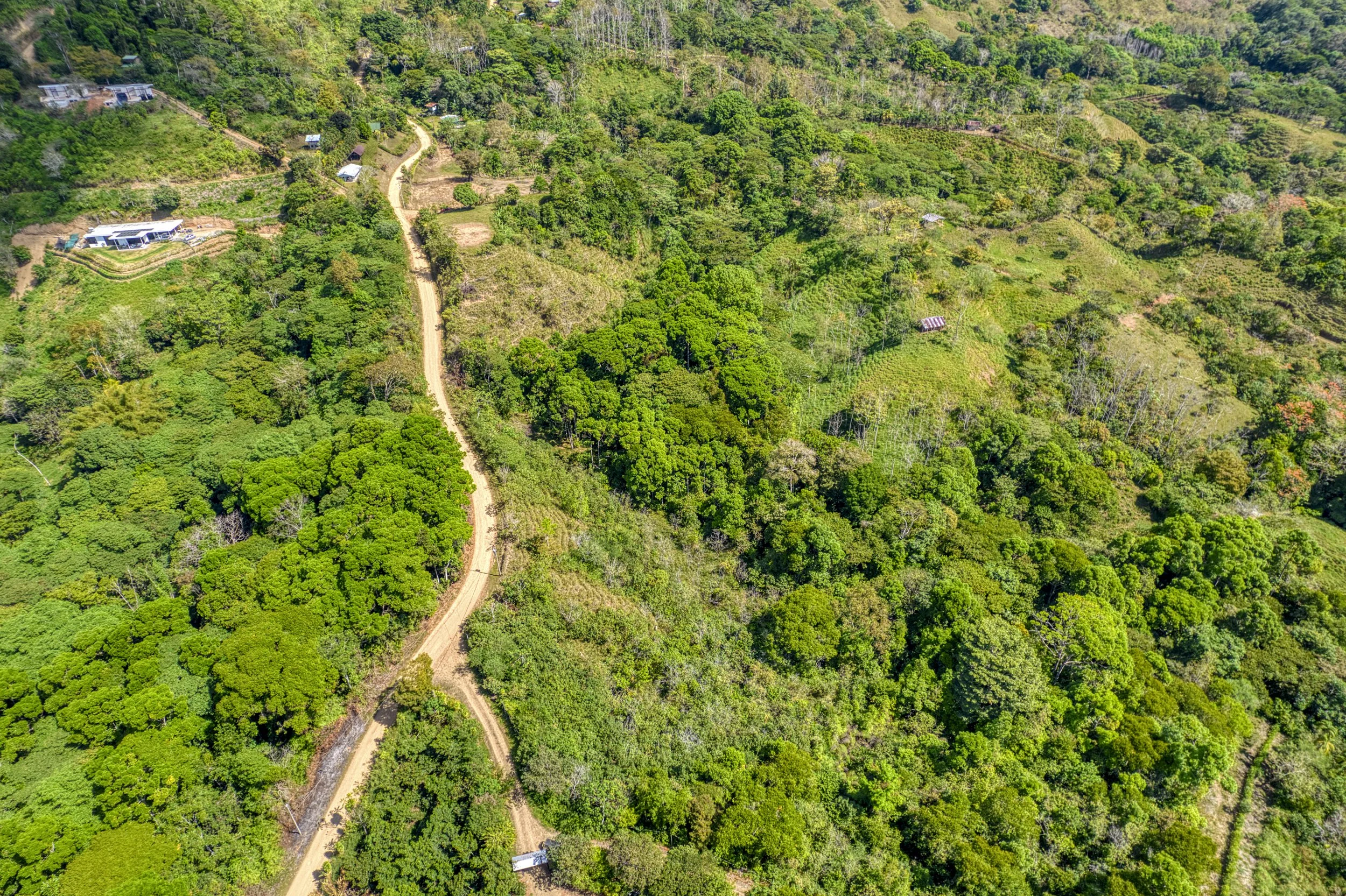 Usable acreage on ocean view land near Uvita Costa Rica