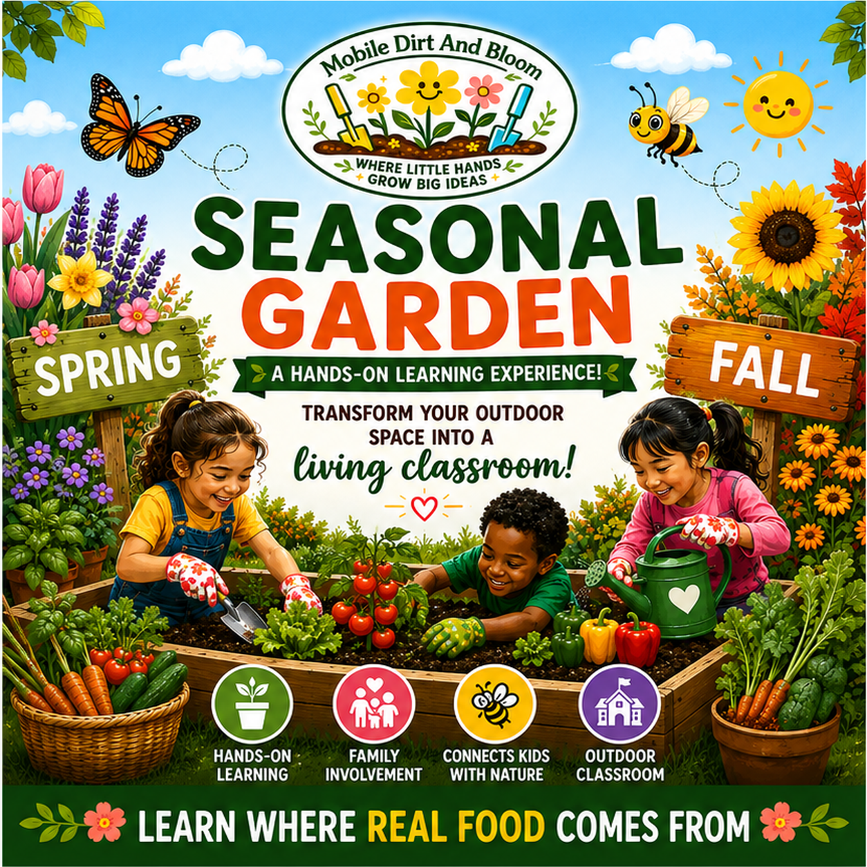 Seasonal School Garden Experience