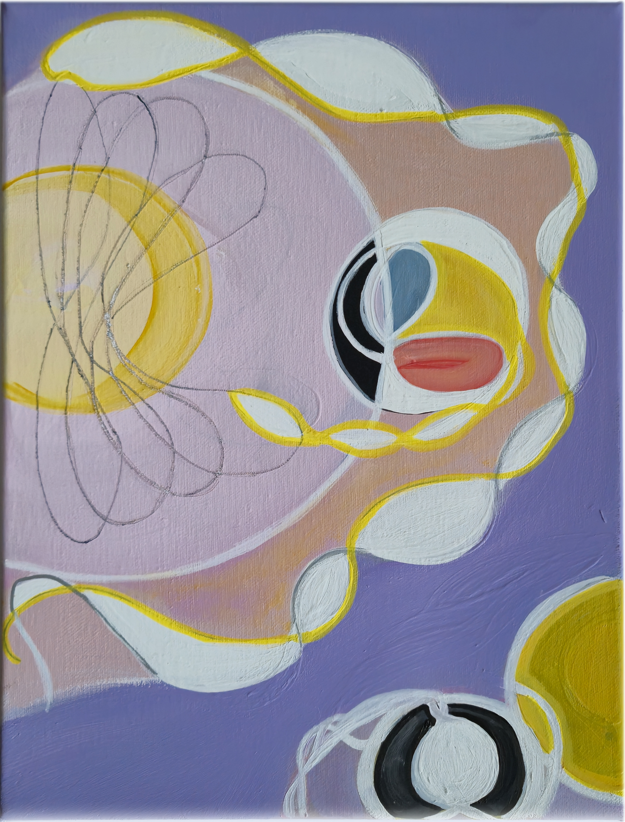 STRAIGHT FROM UNIVERSE 7 |
Acryl auf Leinwand |
30 x 40 cm, 2025