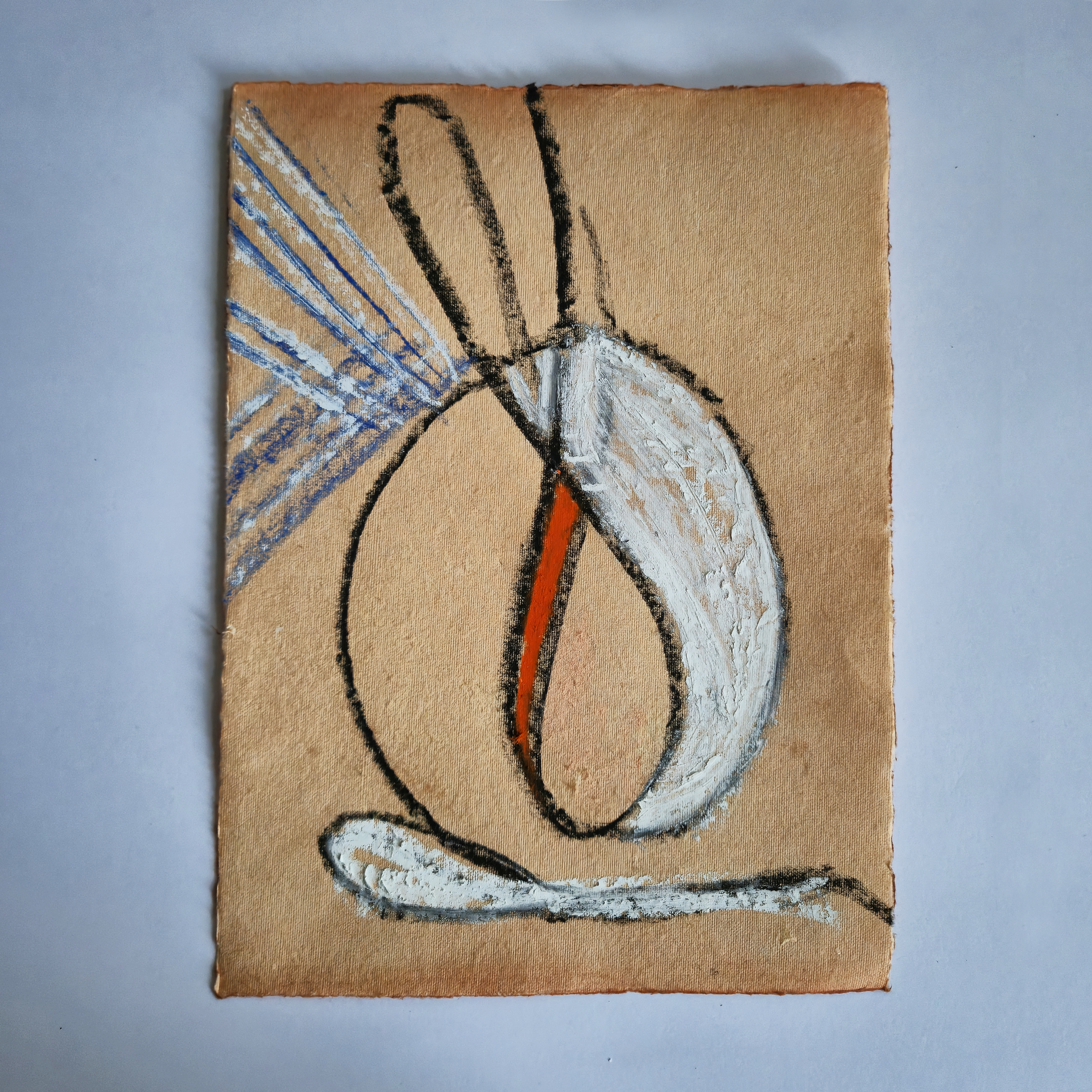 ABSTRACT ON PAPER, RED |
21,5 x 30 cm |
mixed media auf handgeschöpften Papier,
2025