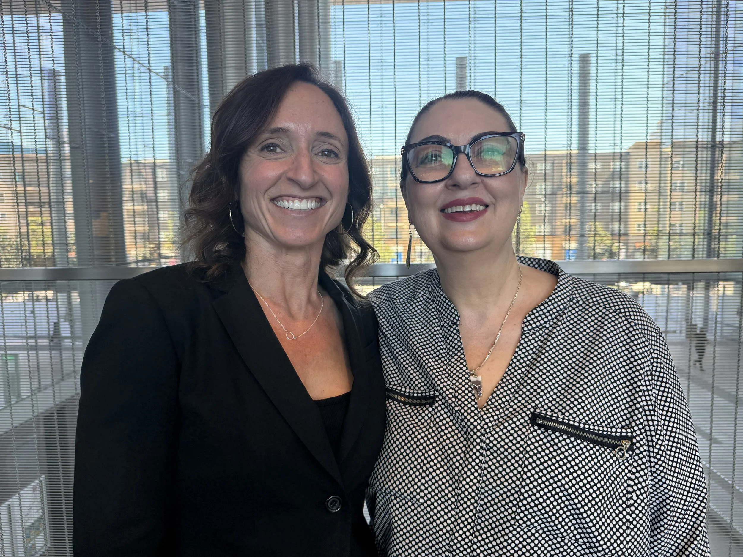 Deputy Public Defender Flora Demuth and Angie.