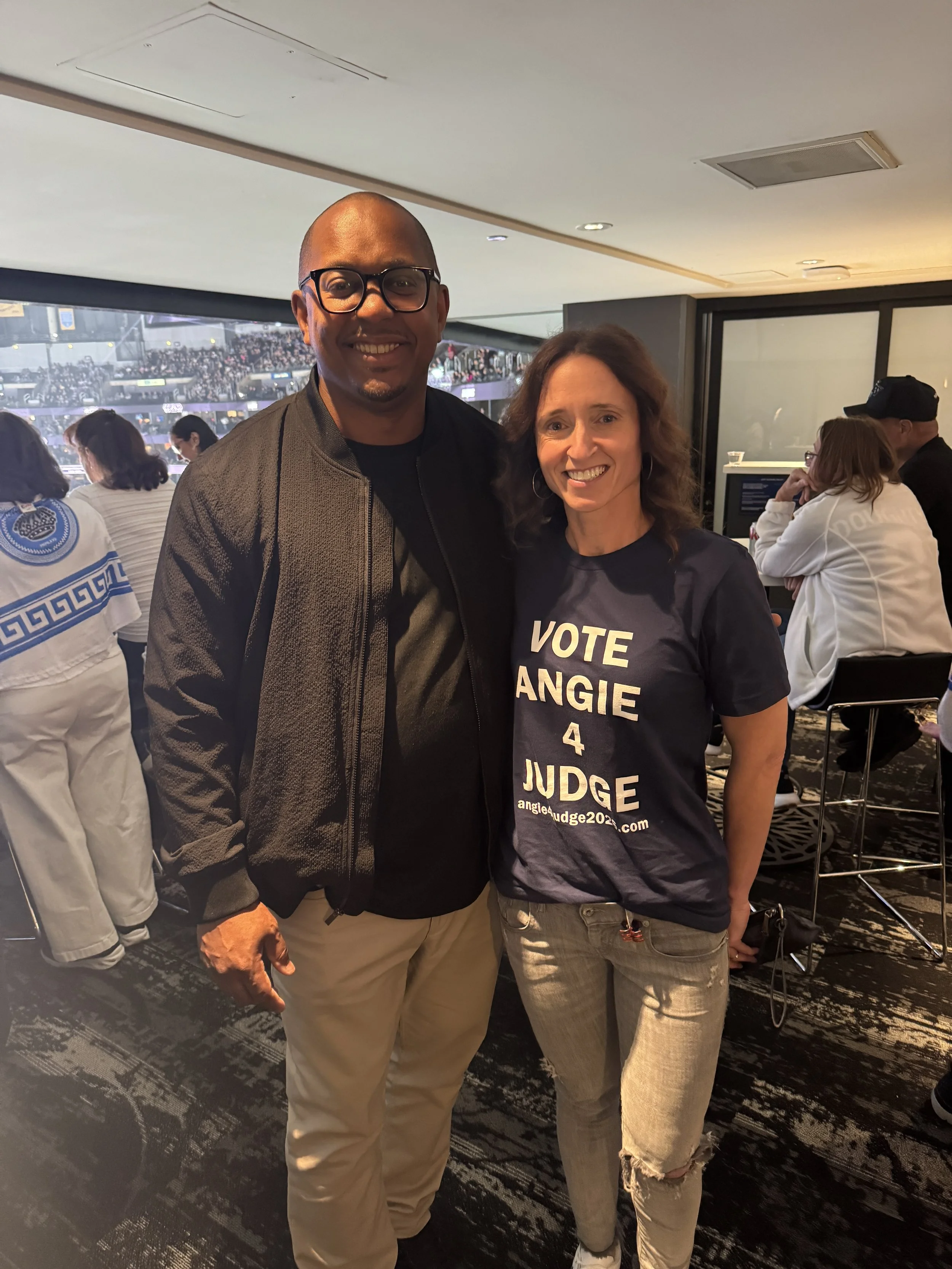 Endorsed by Mayor of Long Beach Rex Richardson while at the LA Kings ice hockey game!