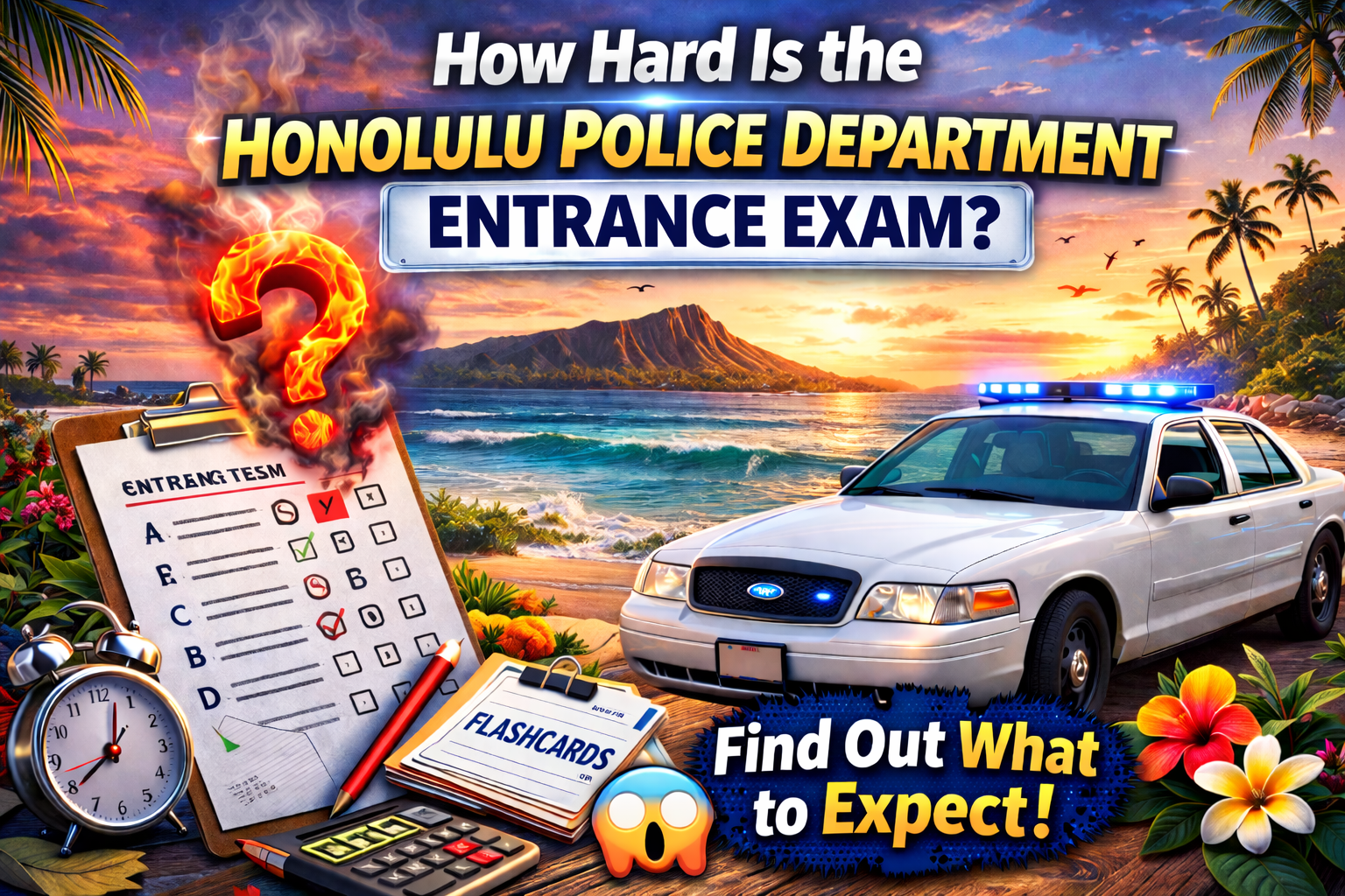How Hard Is the Honolulu Police Department Entrance Exam?