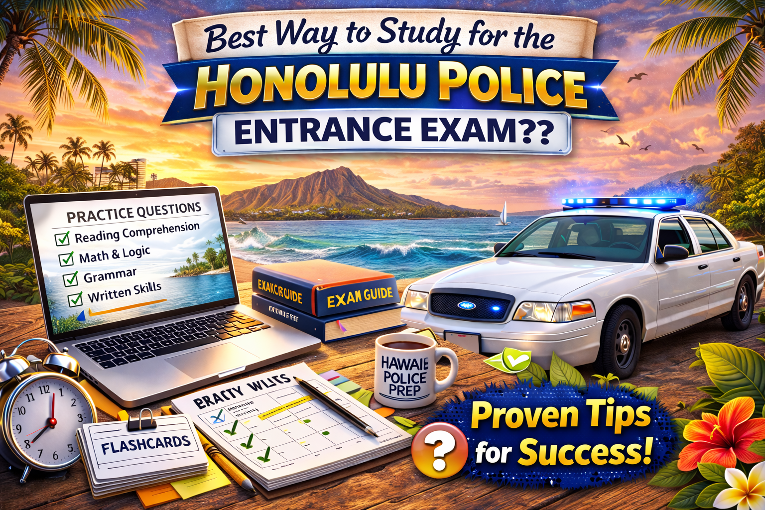 Best Way to Study for the Honolulu Police Entrance Exam?