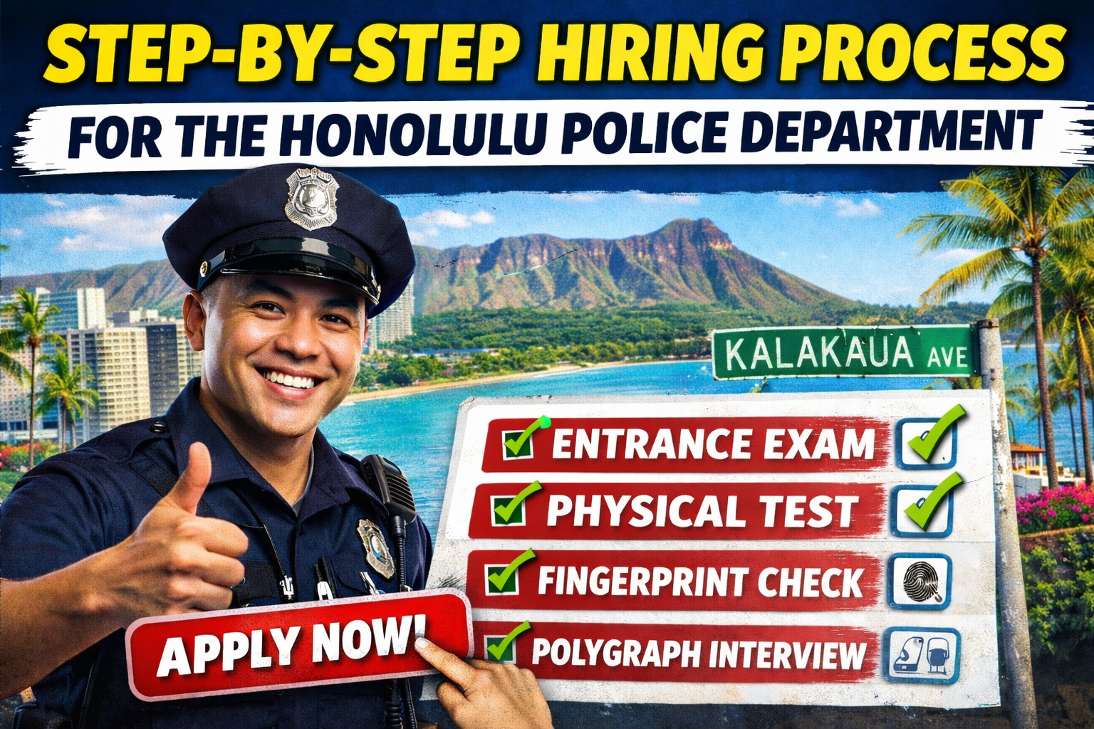 Step-by-Step Hiring Process for the Honolulu Police Department