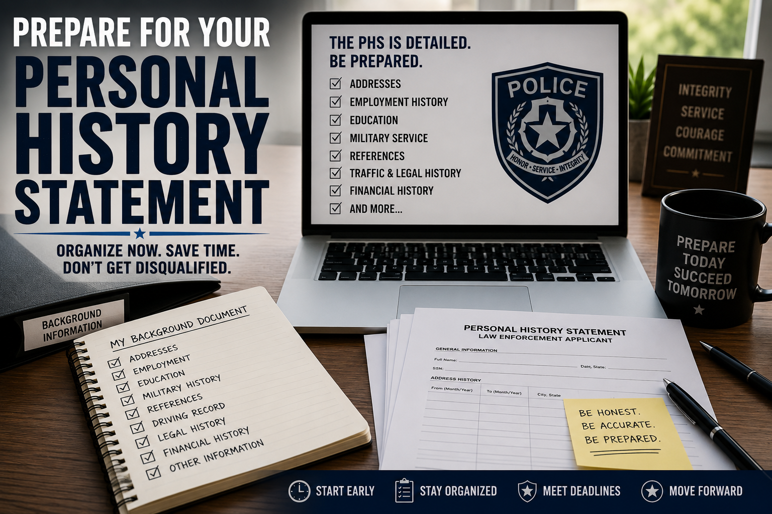 How to Prepare for the Personal History Statement (PHS) Before It’s Too Late