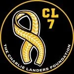 Logo of the Charlie Landers Foundation featuring a stylized yellow snake forming a loop with the text 'CL 7' and the foundation's name.
