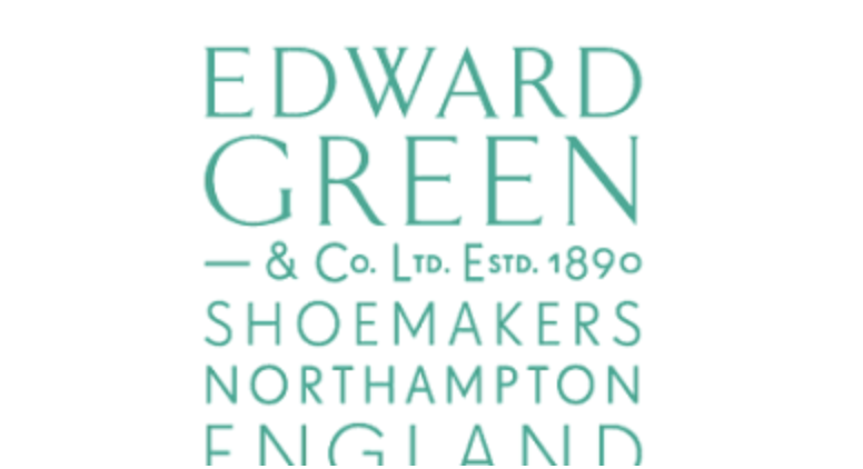 Logo for Edward Green & Co. Ltd., established 1890, shoe makers in Northampton, England.