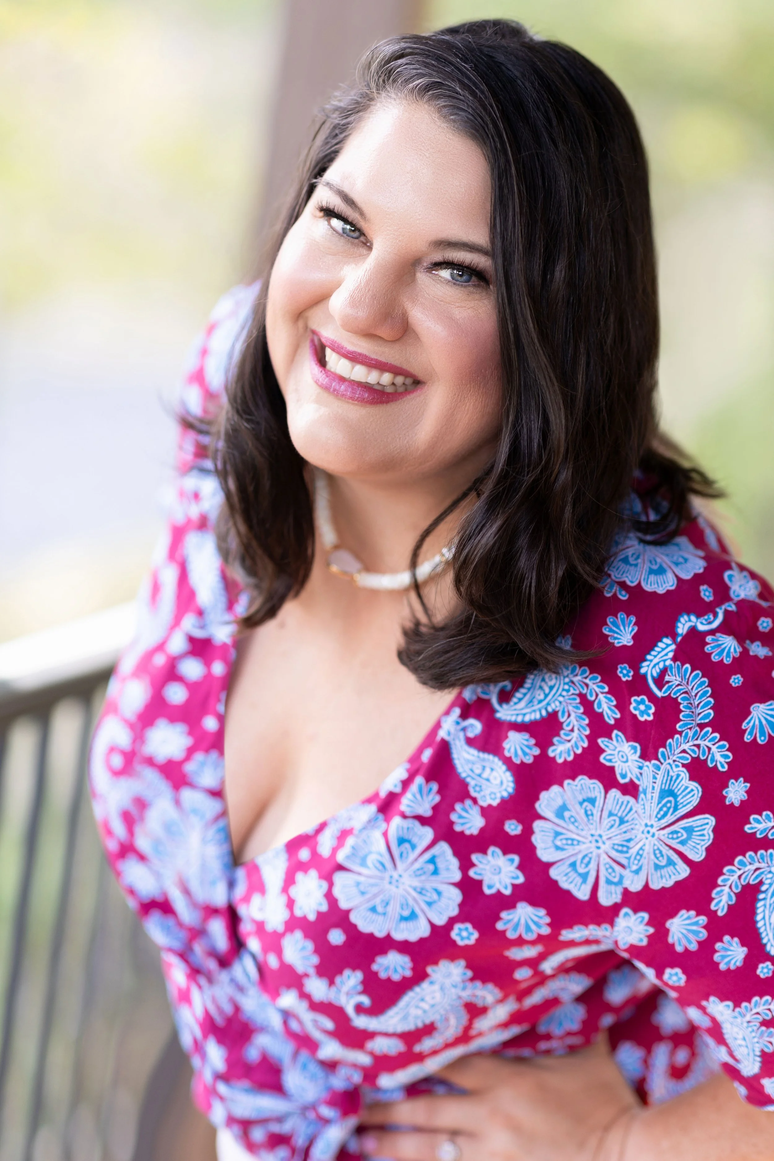 Shannon Villalba, founder of Heartsong Legal and intellectual property attorney, smiling outdoors