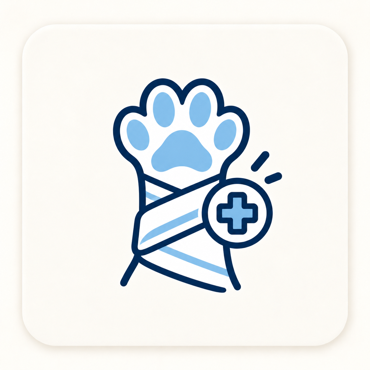 Veterinary wound care and bandaging at TINAVET Marbella