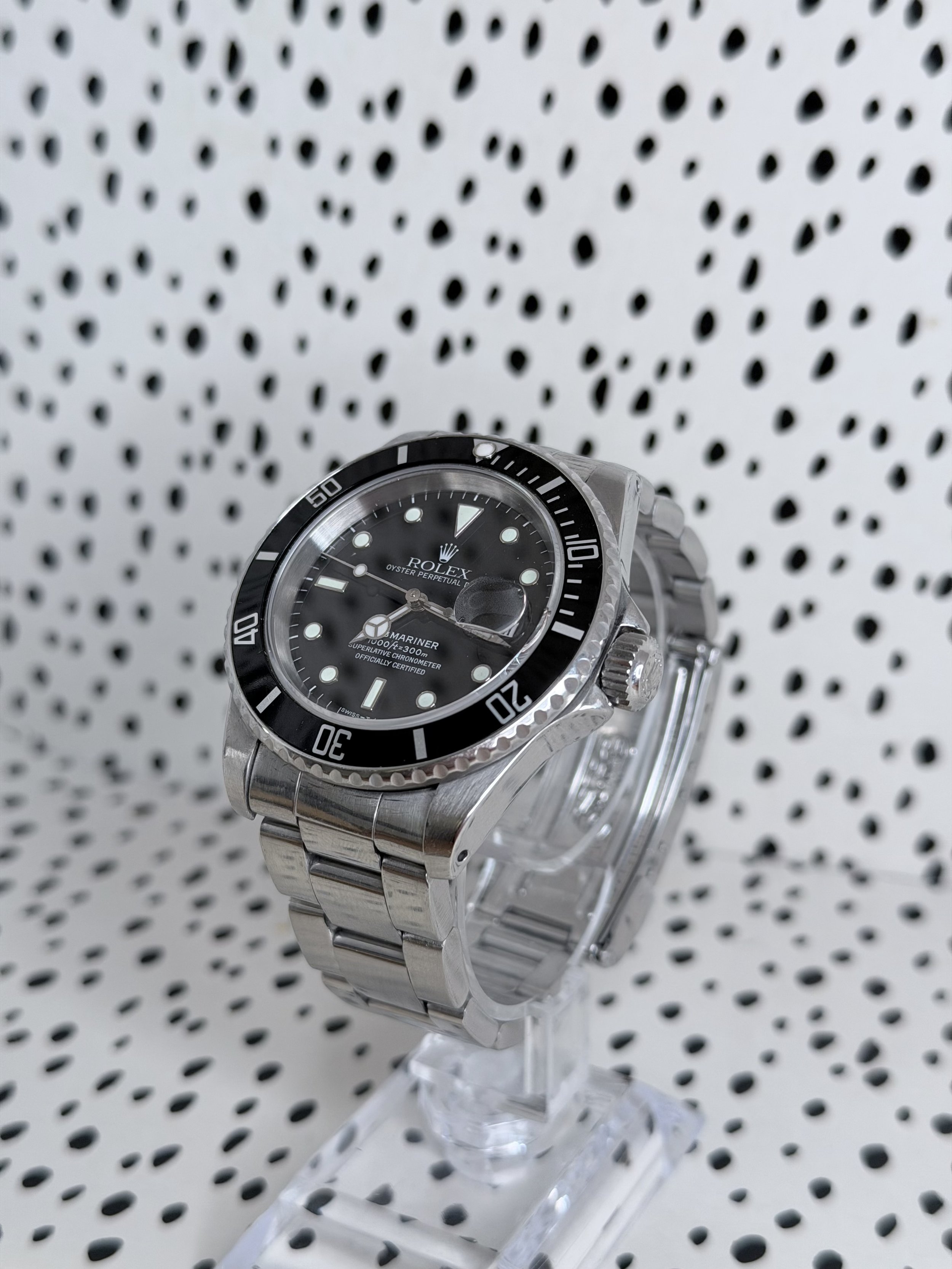 1993 Rolex Submariner Oyster Perpetual Date 16610 40MM Black Dial