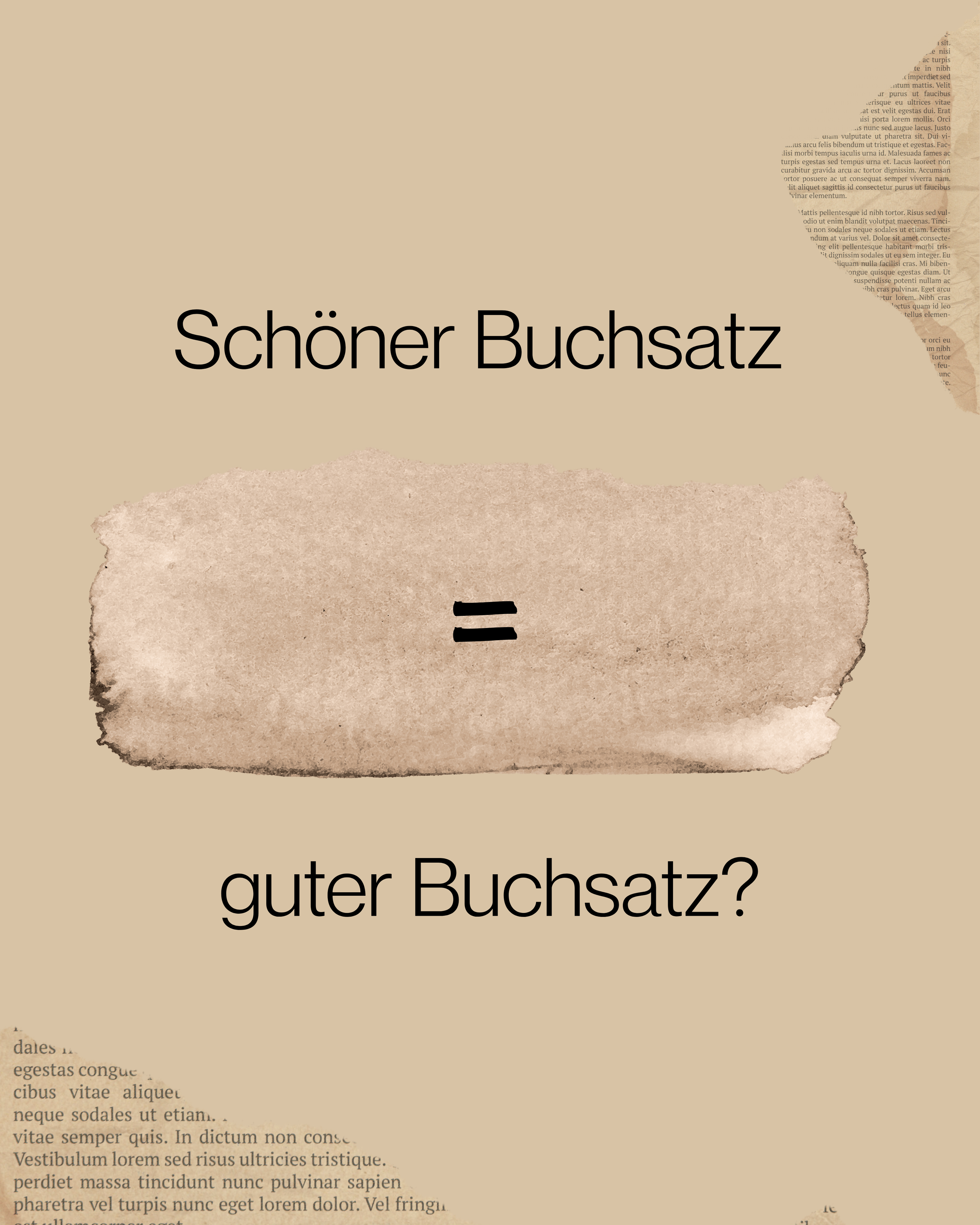 Warum ein schöner Buchsatz nicht automatisch ein guter Buchsatz ist
