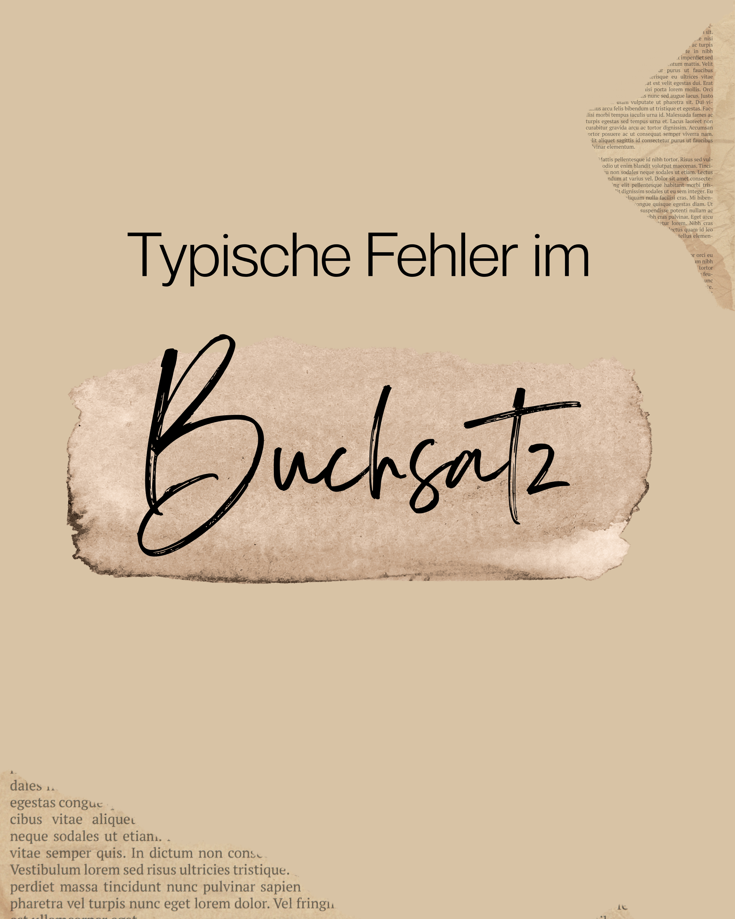 Die 10 häufigsten Fehler im Buchsatz – und wie du sie vermeiden kannst