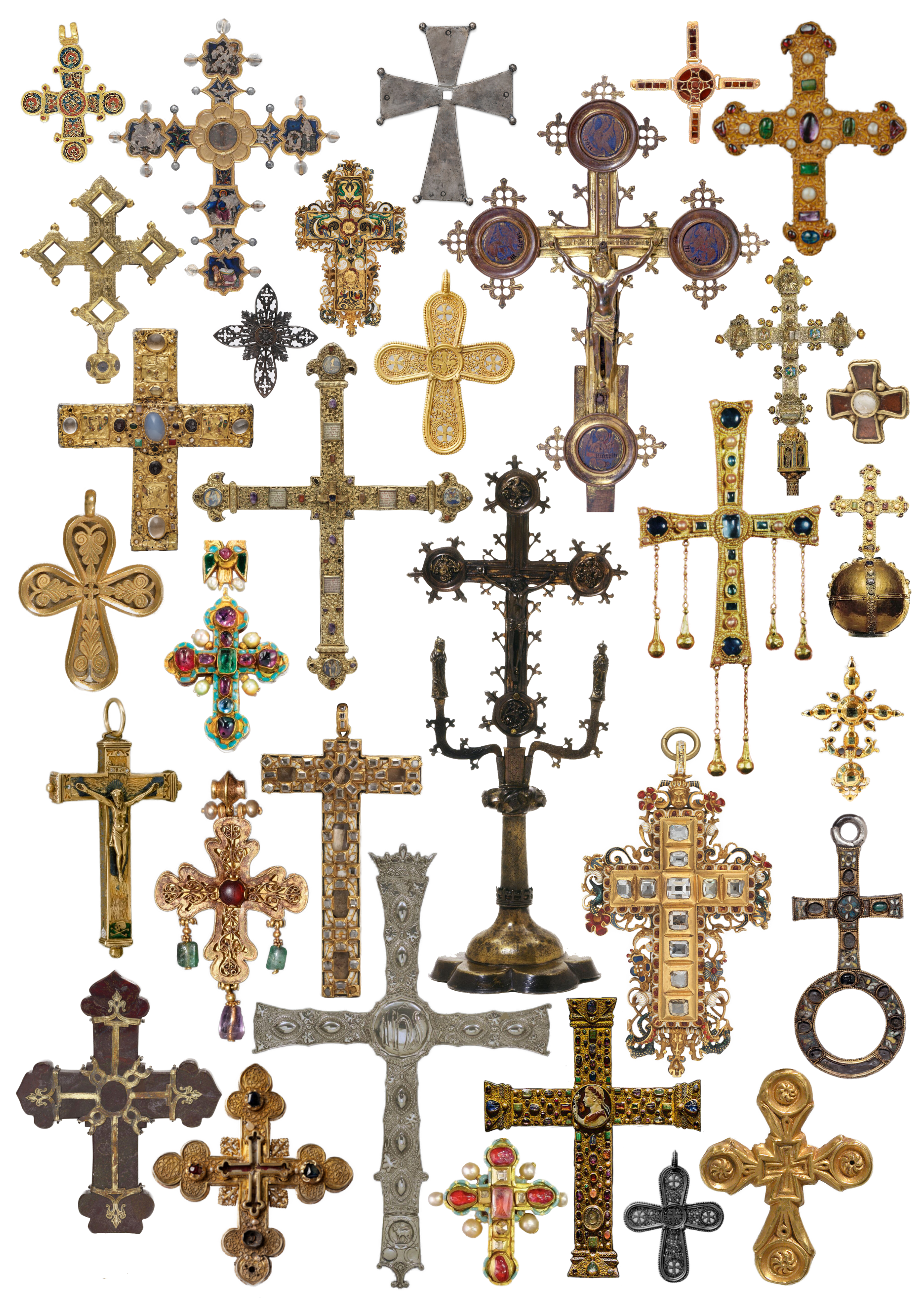 Reliquary Cross Decals
