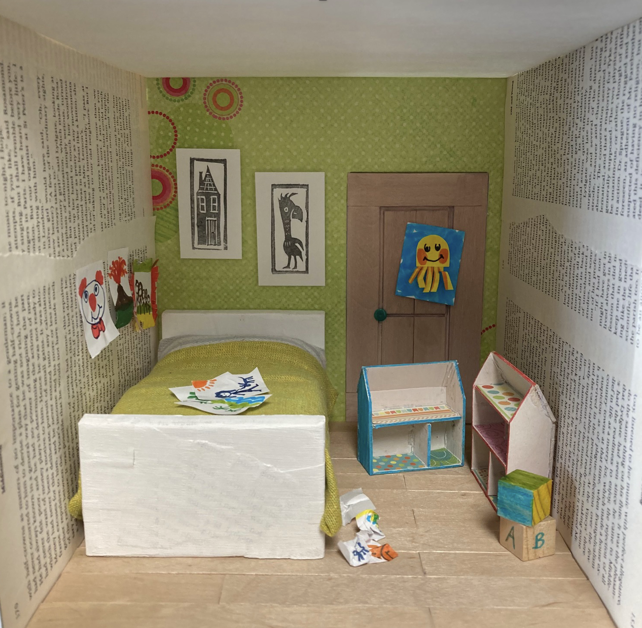 "Packing" - bedroom
