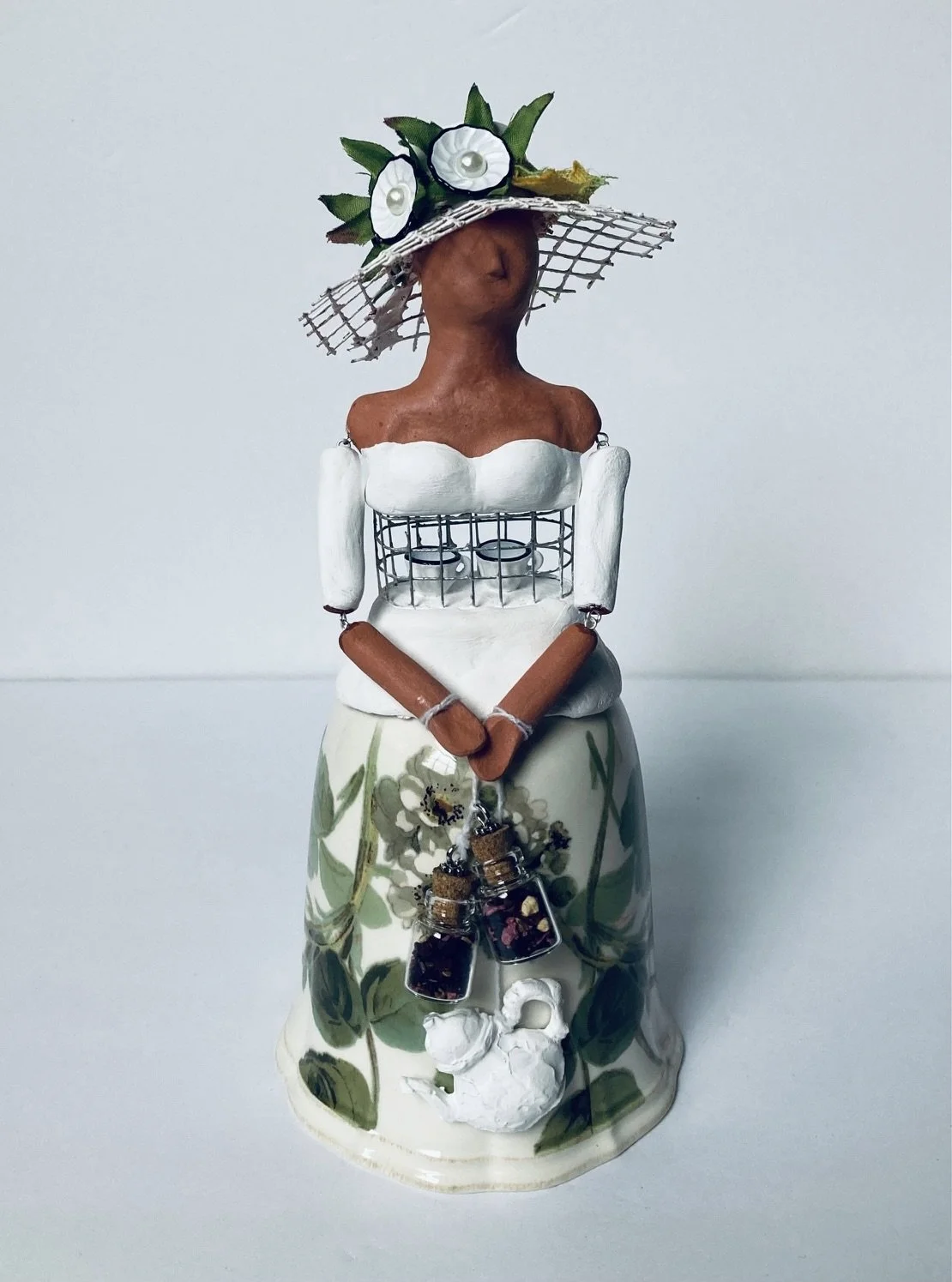 “Tea Lady” 2024 (9” x 4”)