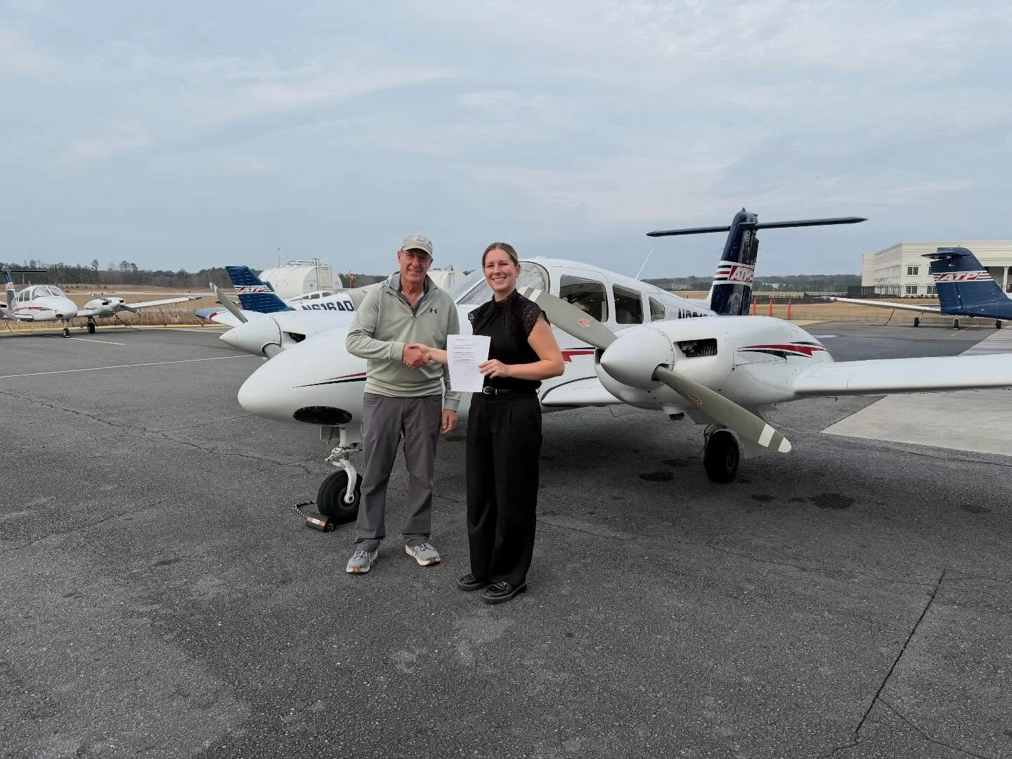 @margarita.marge absolutely crushing her checkrides! Congrats on MEI AND CFII!!!! 💕✈️