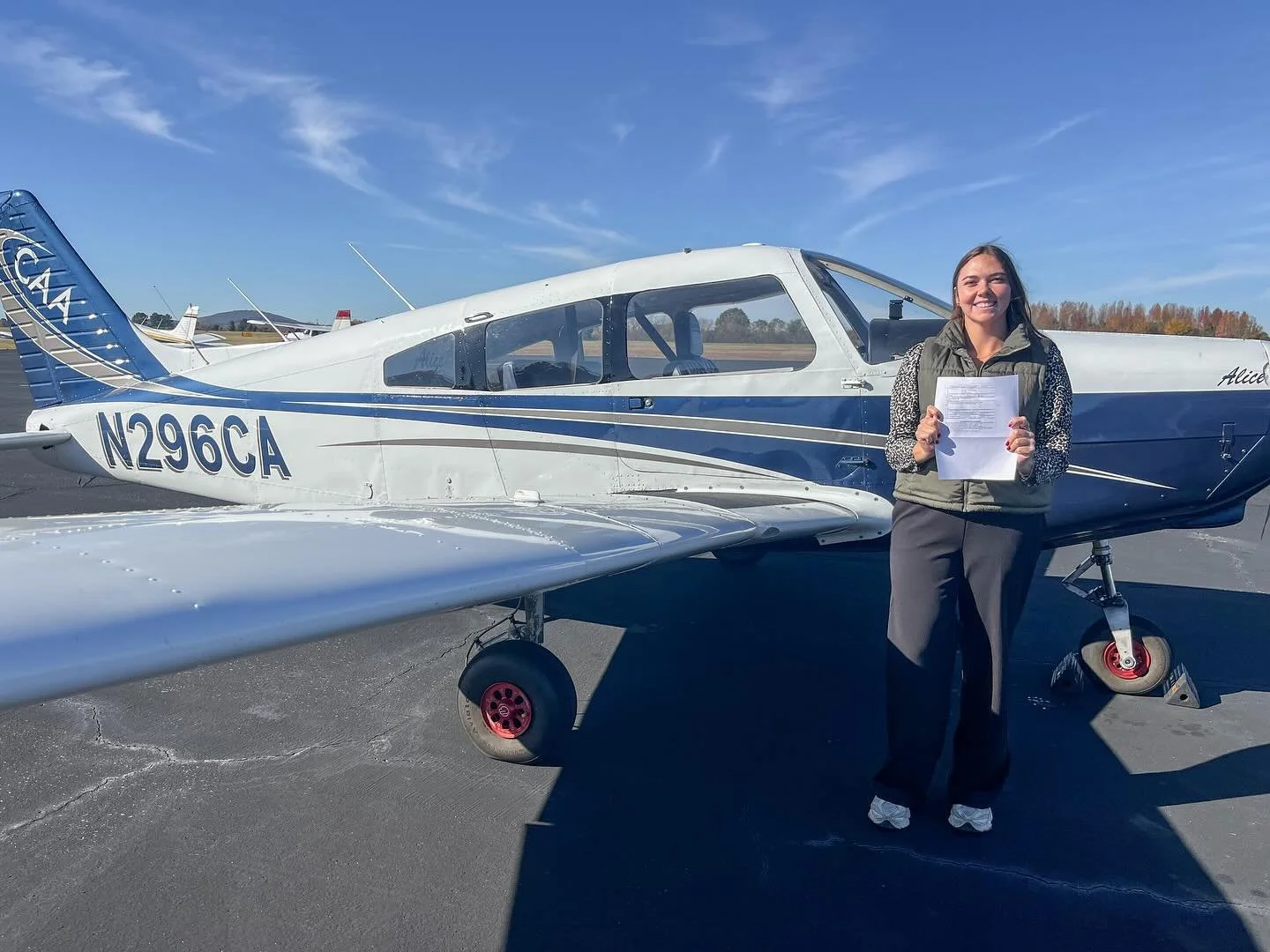 Congratulations to Sally on passing her CFI ride!!! 🥳✈️🎉