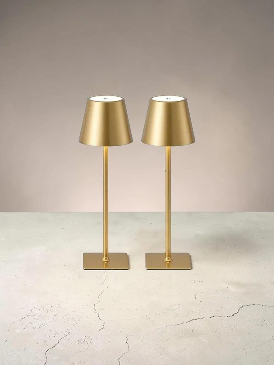 A cordless table lamp we keep moving around the house