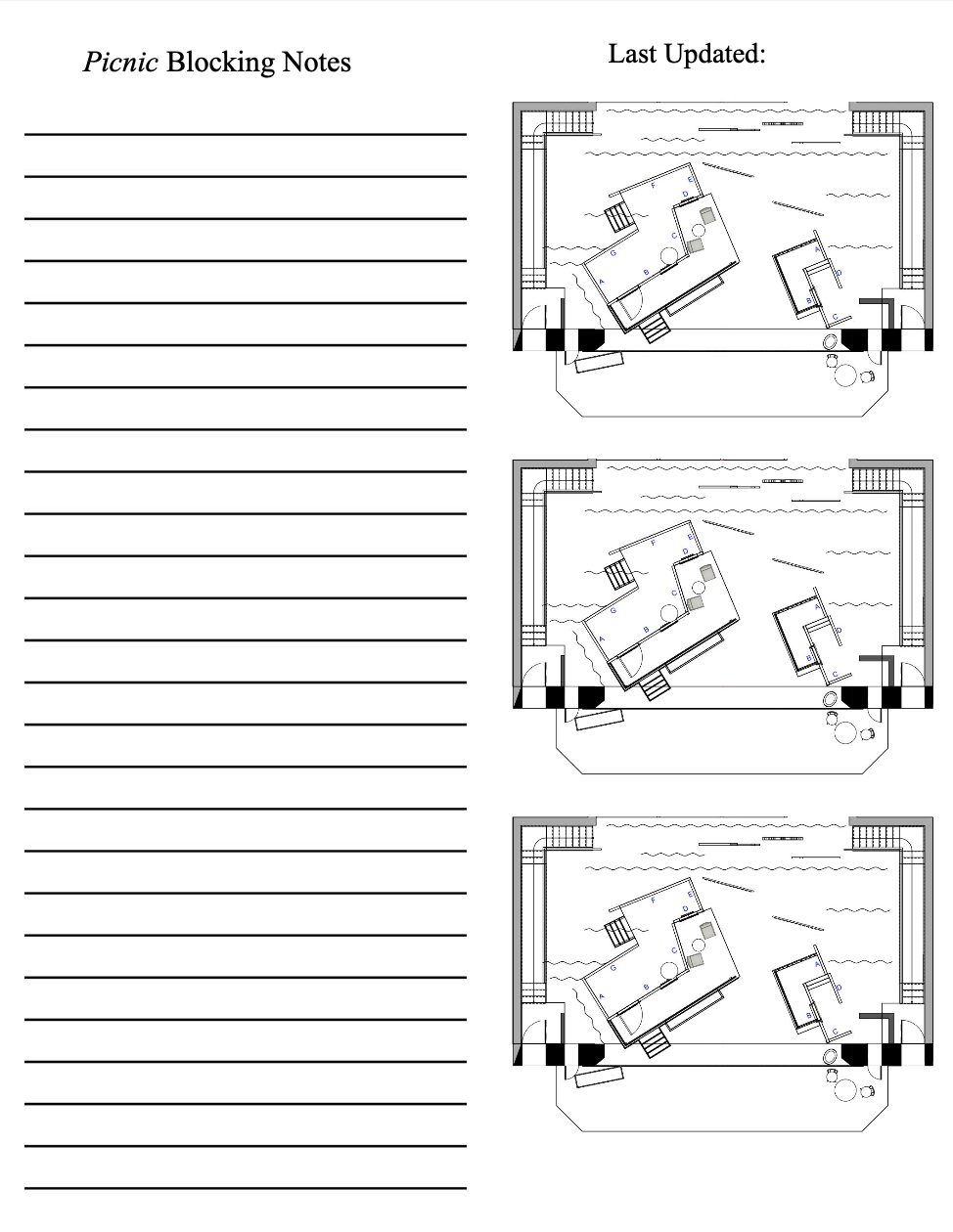 Blocking Sheets - Picnic 2025