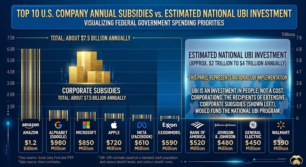 Corporate Subsidies vs. Universal Basic Income—A Clearer Path to Economic Growth