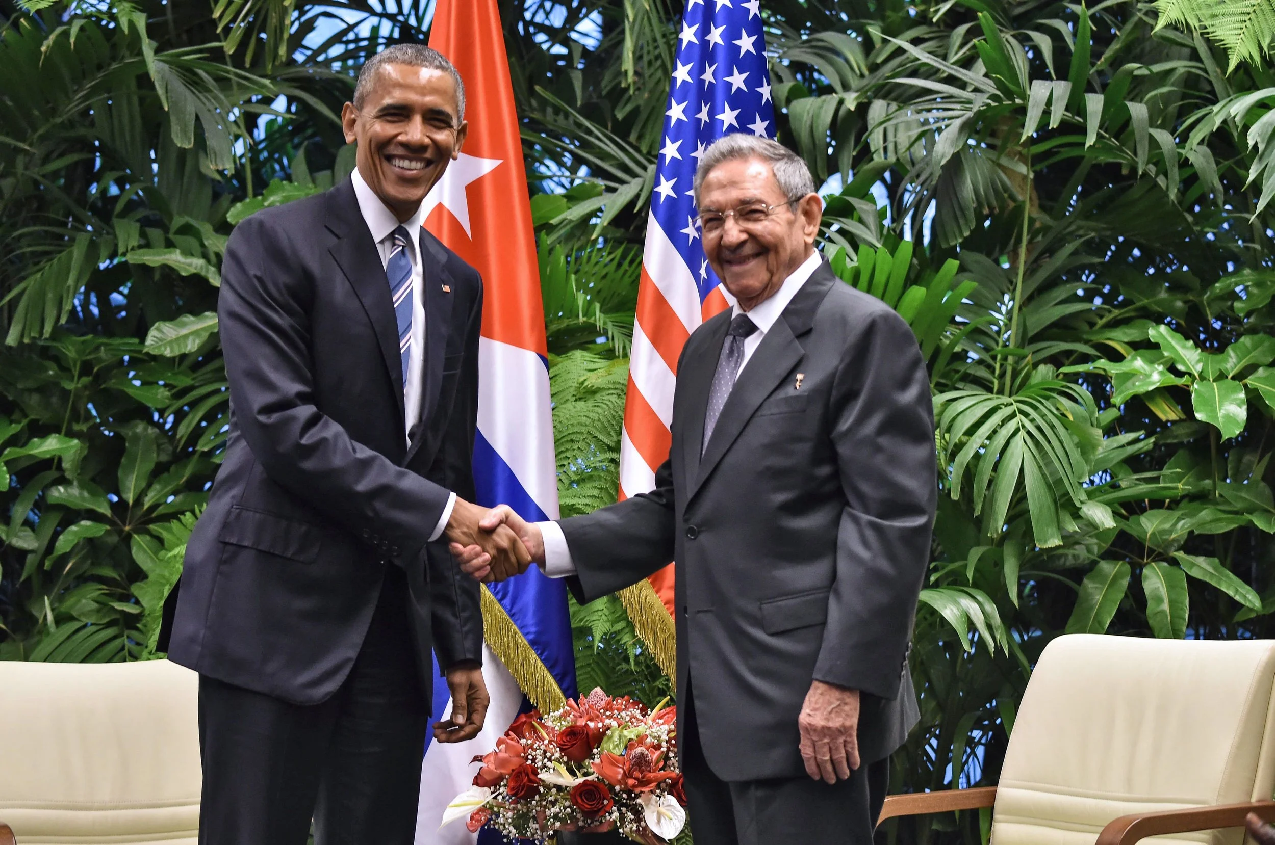 Obama Meets Castro 