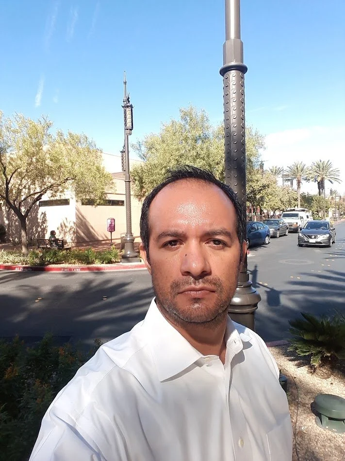 Out for a walk outside the Tesla Lass Vegas HQ 2017 circa